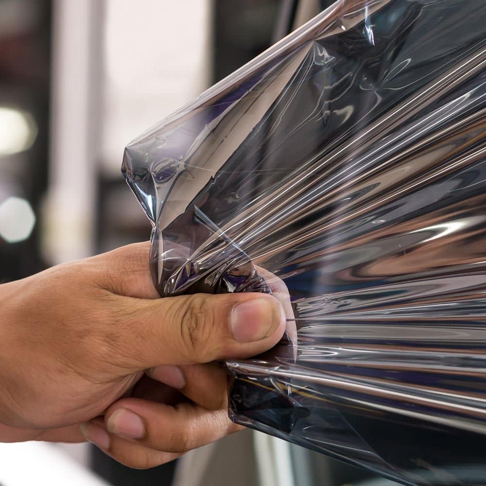 Folienentfernung an Gebäuden