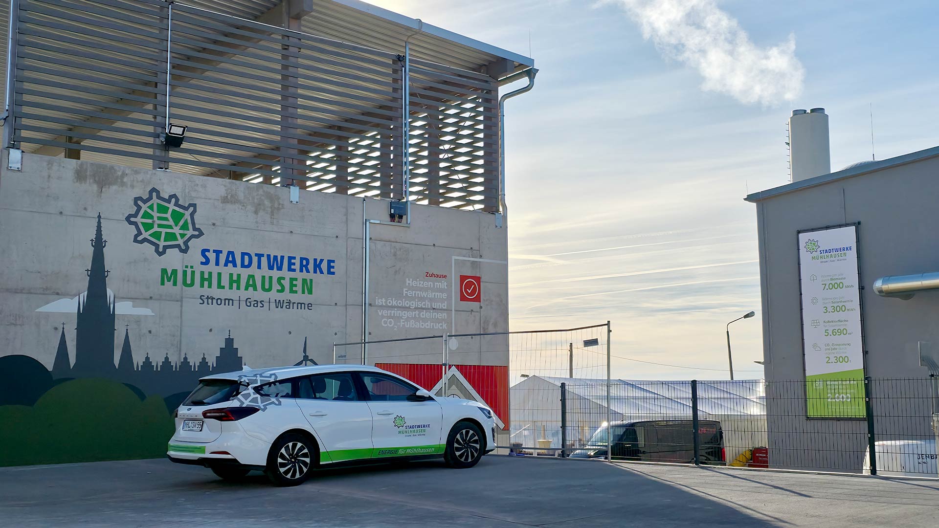 500 Quadratmeter Beton verwandelt - wie wir Mühlhausens neues Heizkraftwerk gestalteten