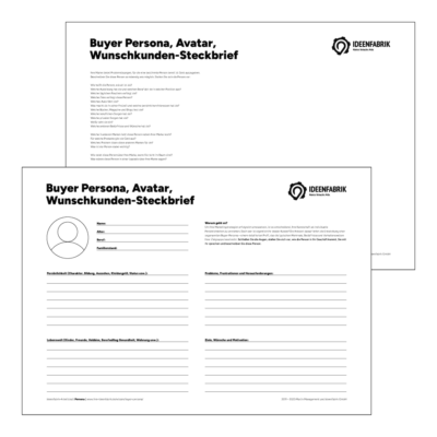 Arbeitsblatt Buyer Persona