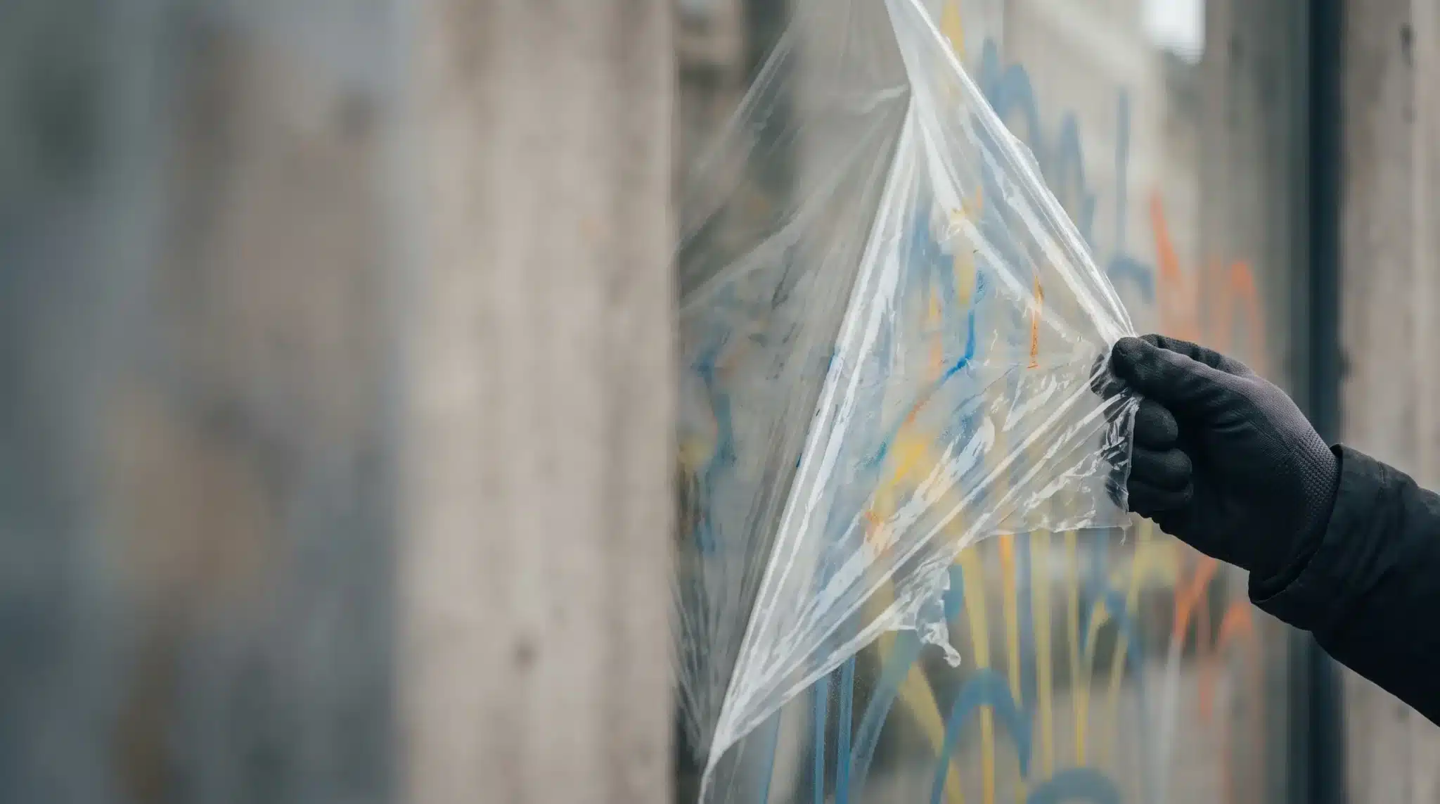 Graffitischutz-Folie