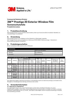 3M Prestige 20 Exterior
