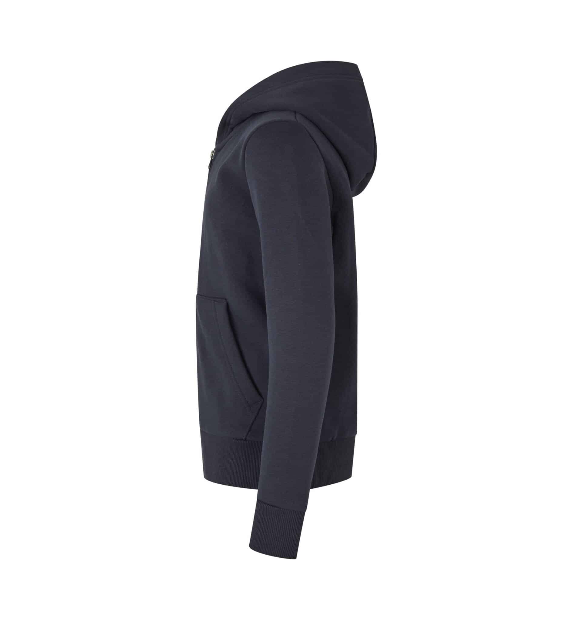 Bio-Hoodie mit Reißverschluss 46012 Kinder Bio-Hoodie mit Reißverschluss 46012 Kinder, Detailaufnahme