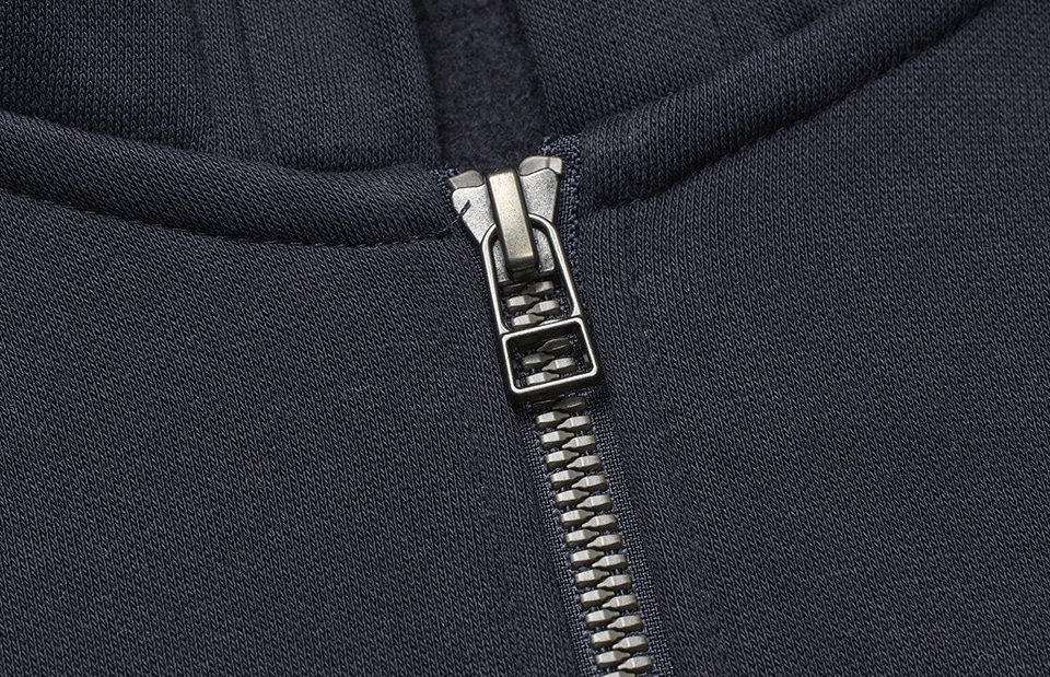 Bio-Hoodie mit Reißverschluss 46012 Kinder Bio-Hoodie mit Reißverschluss 46012 Kinder, Detailaufnahme