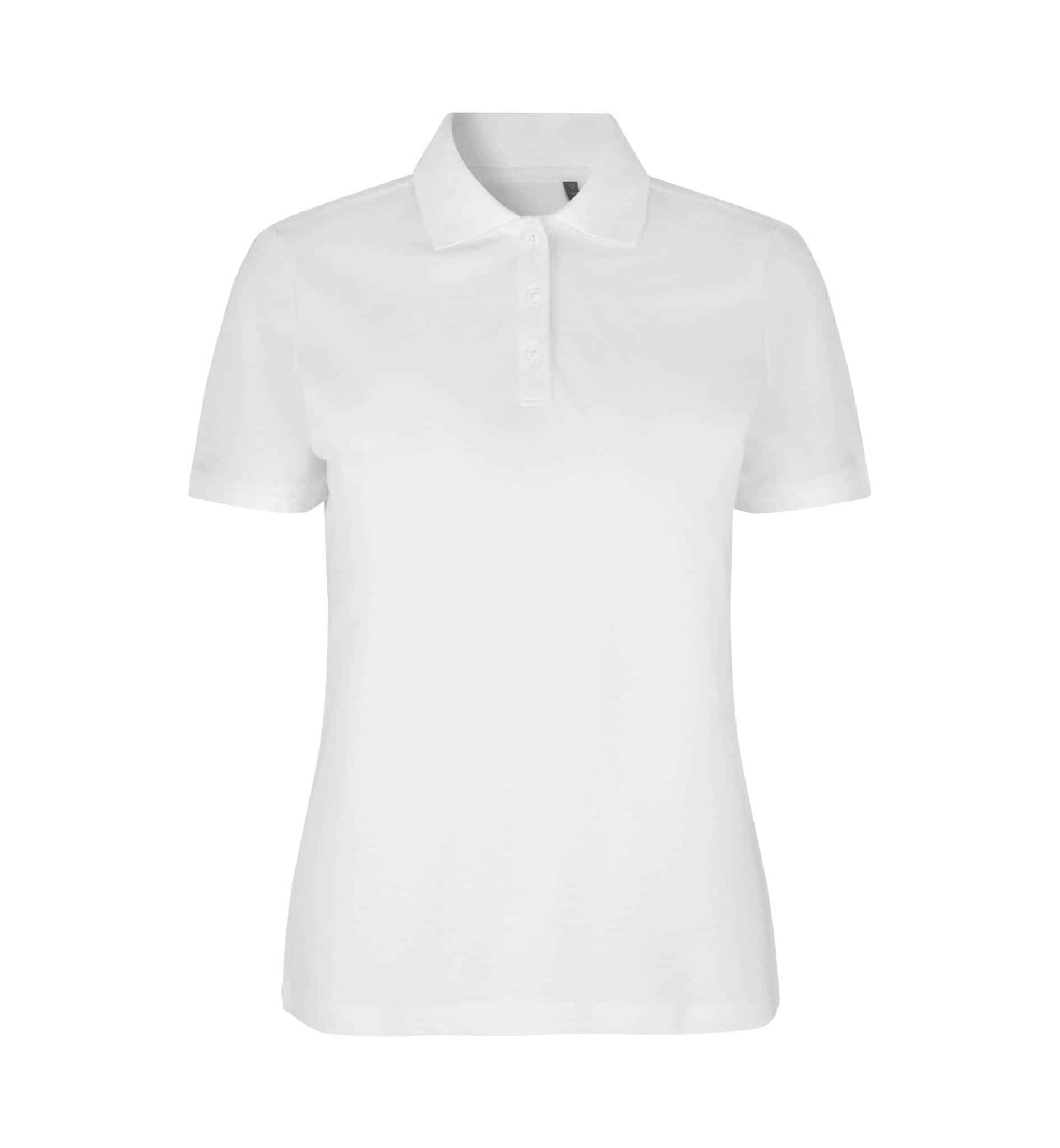 Bio-Poloshirt 0587 Damen, Weiss Bio-Poloshirt 0587 Damen