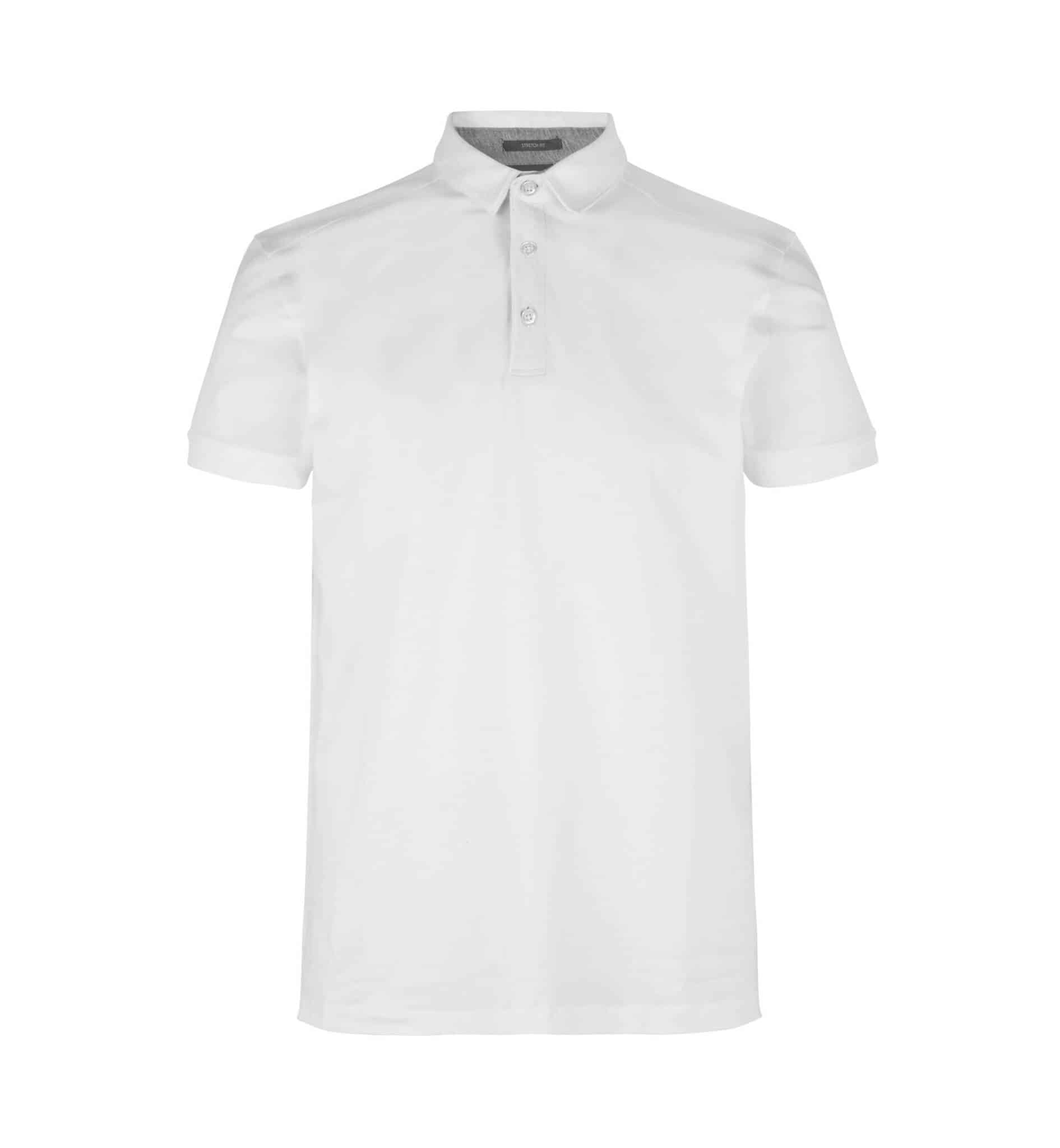 Business Poloshirt Jersey 0534 Herren, Weiss Business Poloshirt Jersey 0534 Herren