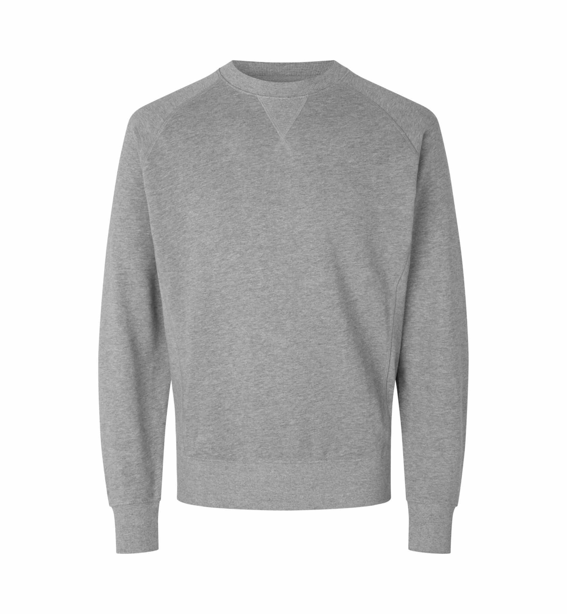 Business-Sweatshirt 0613 Herren, Grau meliert Business-Sweatshirt 0613 Herren