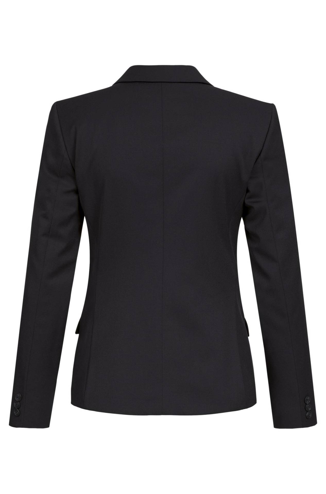 Damen-Blazer Basic Damen-Blazer Basic 1432.7000 in Schwarz, Rückansicht