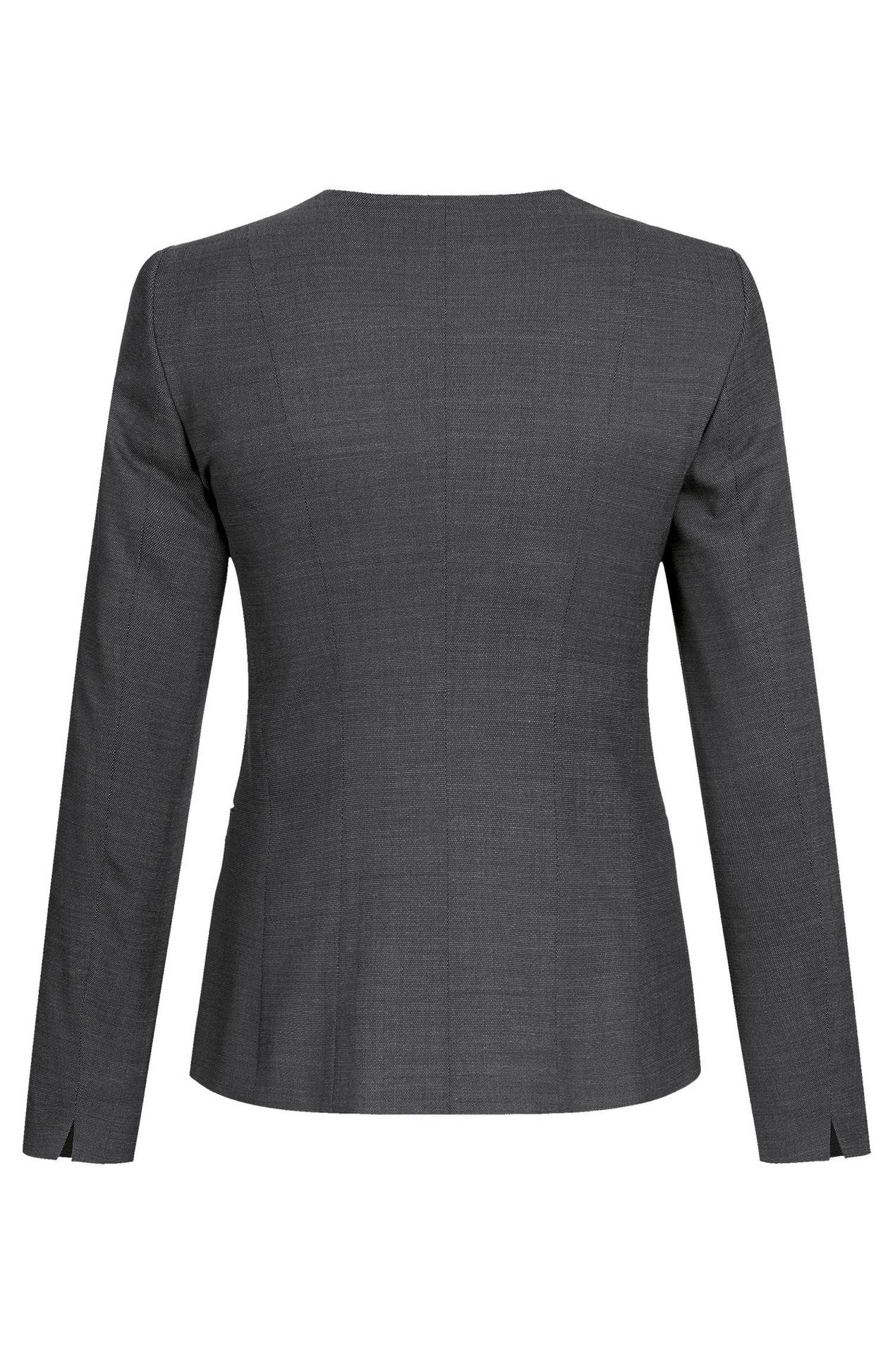 Damen-Blazer Modern 37.5 Pinpoint mit Reißverschluss Damen-Blazer Modern 37.5 1429.2810 in Pinpoint schwarz, Rückansicht