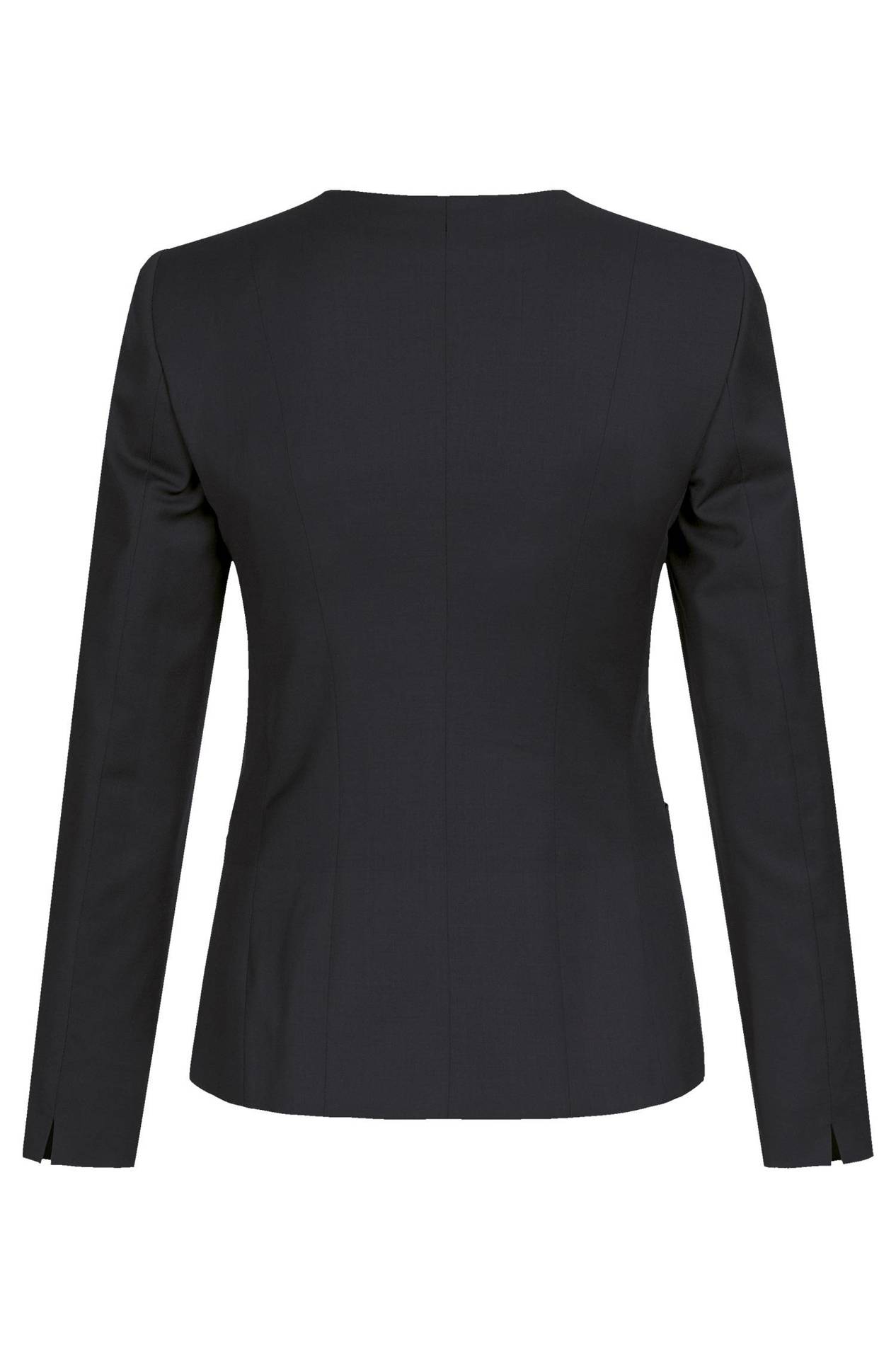 Damen-Blazer Modern 37.5 Gabardine mit Reißverschluss Damen-Blazer Modern 37.5 1429.2820 in Schwarz, Rückansicht