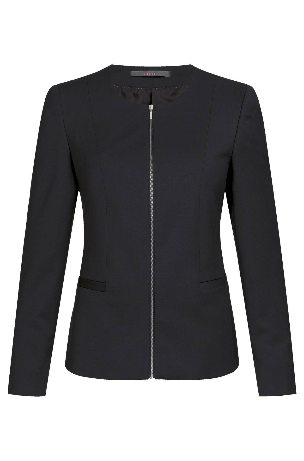 Damen-Blazer Modern 37.5 1429.2820, Schwarz Damen-Blazer Modern 37.5 Gabardine mit Reißverschluss