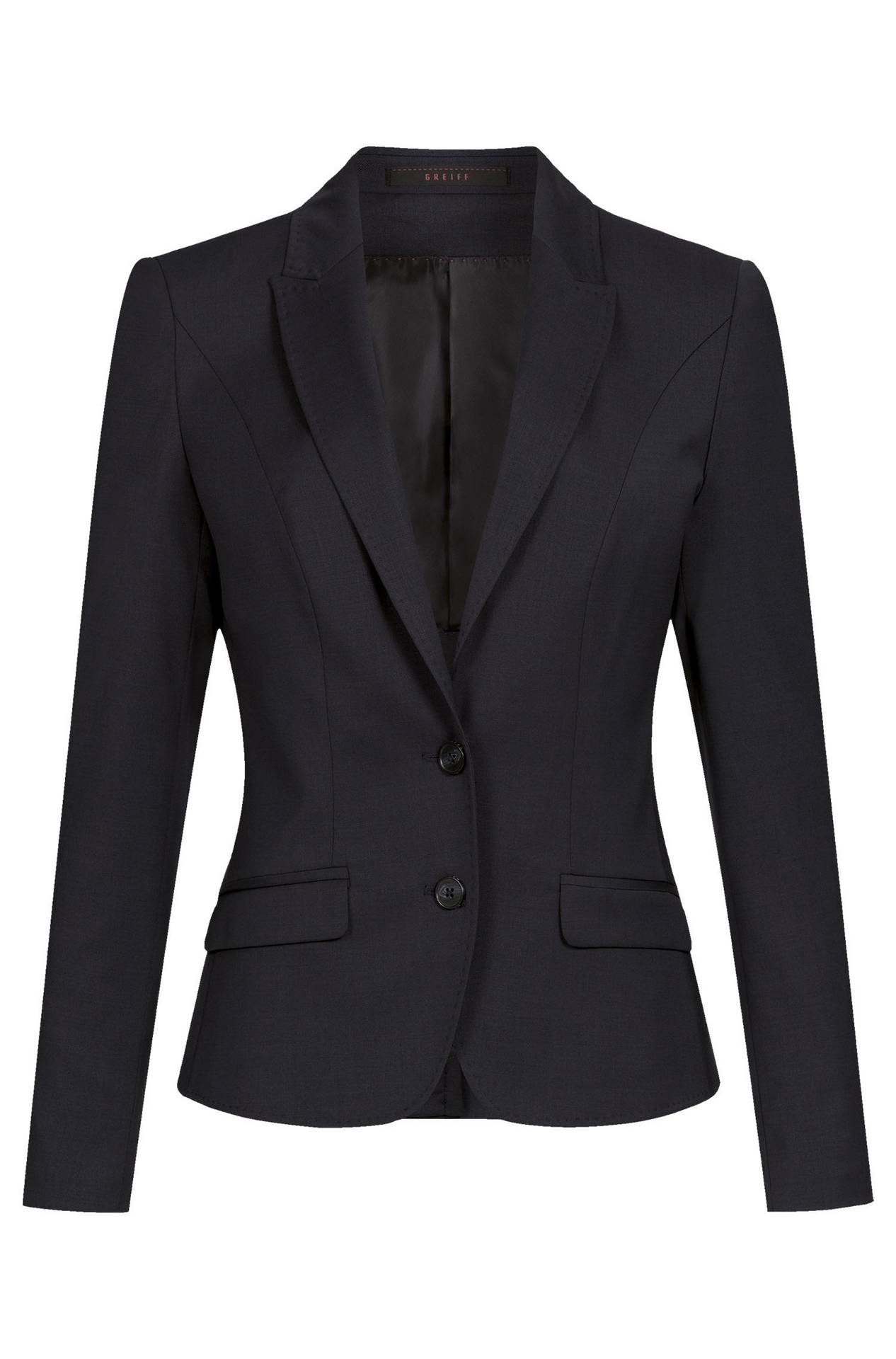 Damen-Blazer Slim Fit Modern 37.5 1426.2820, Schwarz Damen-Blazer Slim Fit Modern 37.5 Gabardine