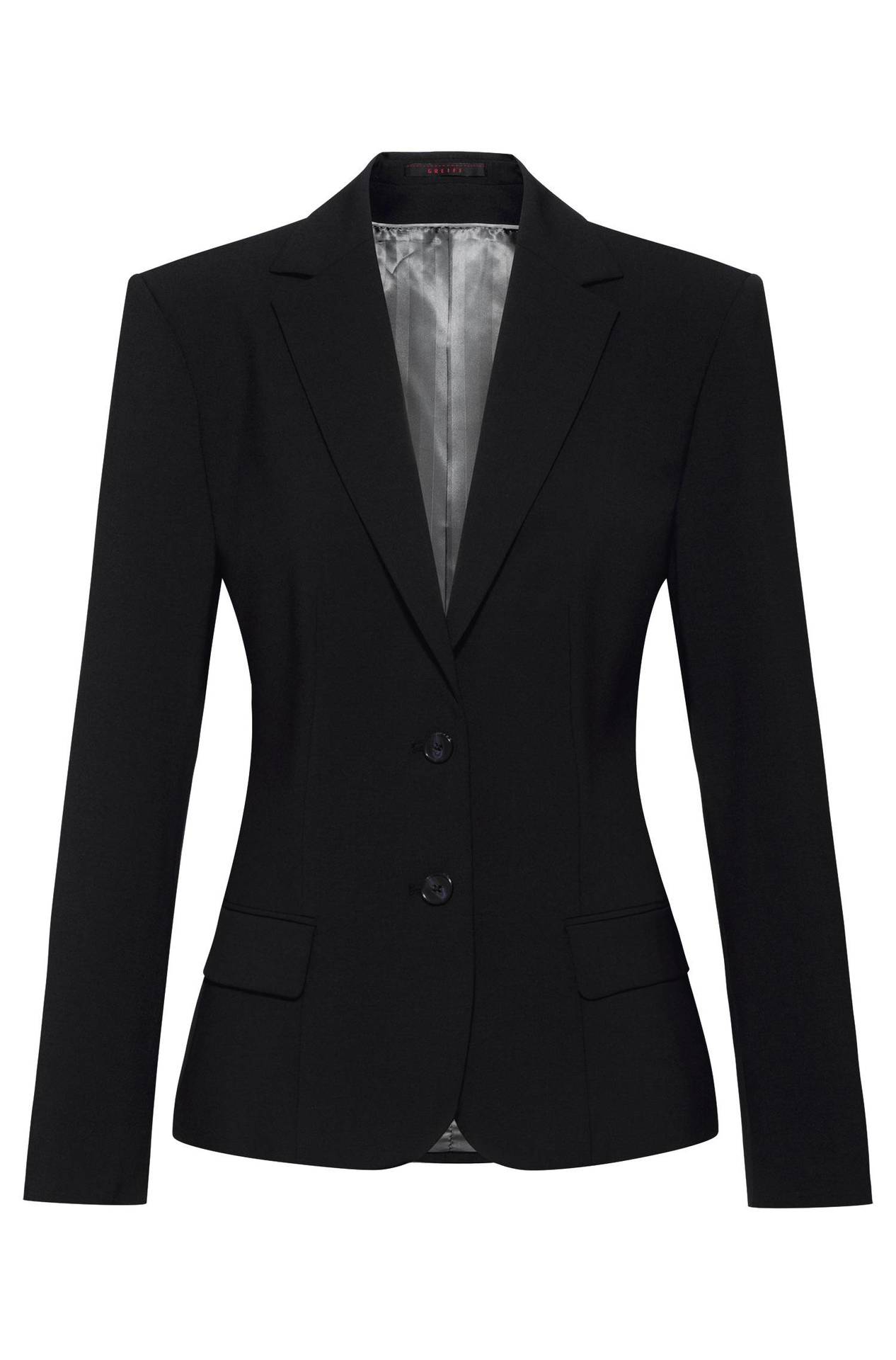 Damen-Blazer Slim Fit Premium 1452.666, Schwarz Damen-Blazer Slim Fit Premium