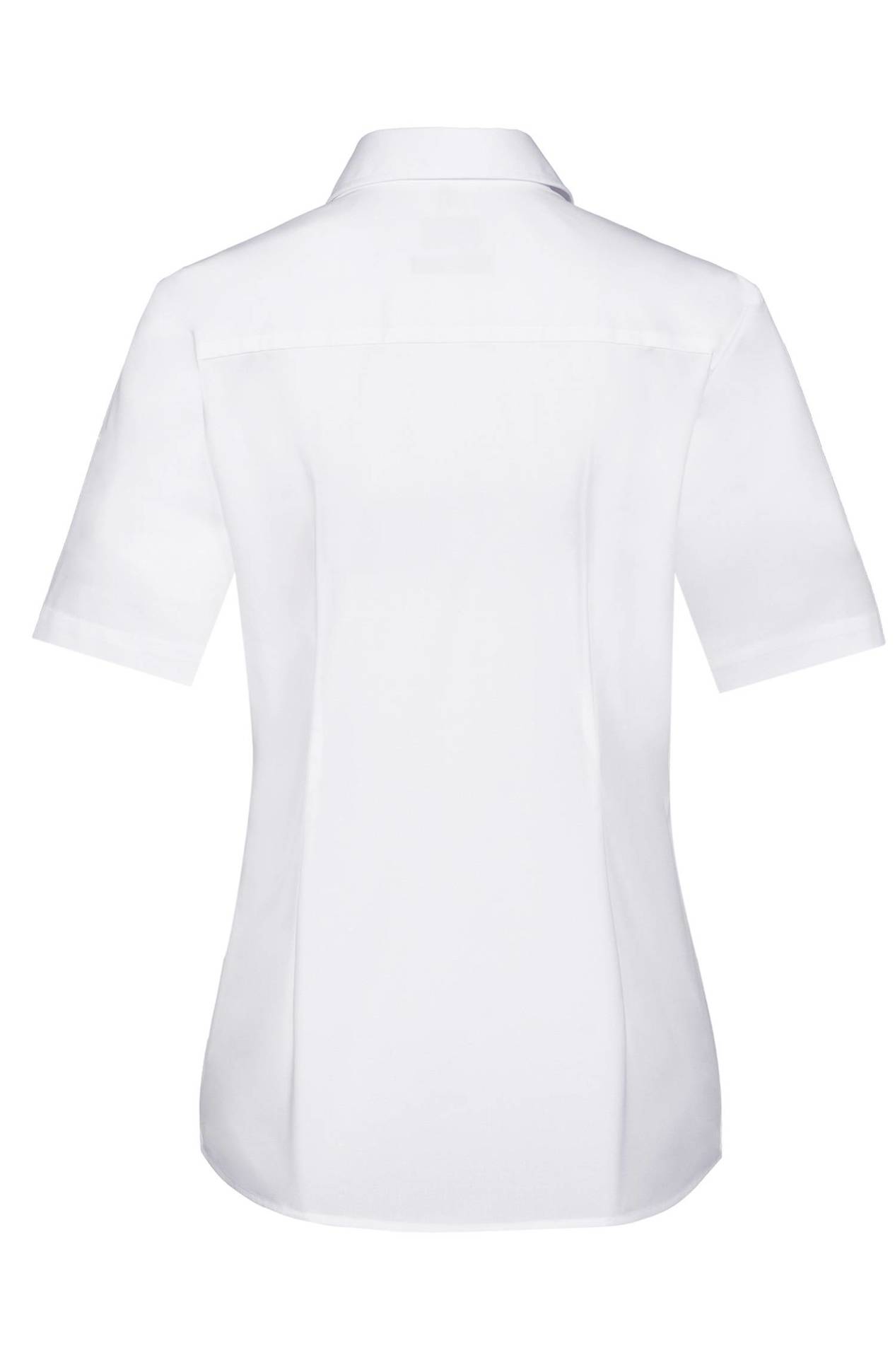 Damen-Bluse Kurzarm Comfort Fit Basic 6651.1120 Damen-Bluse Kurzarm Comfort Fit Basic 6651.1120 in Weiss, Rückansicht