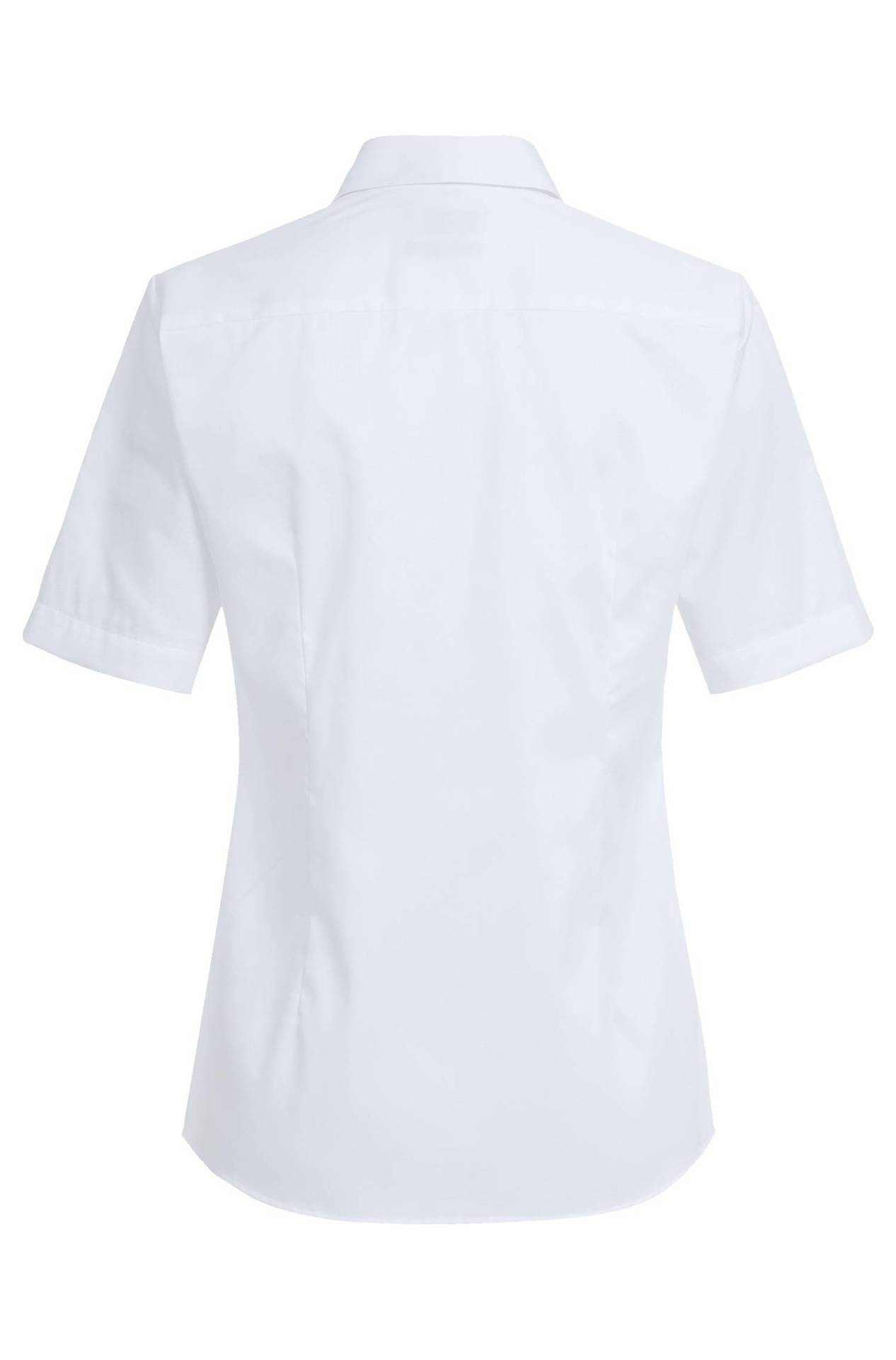 Damen-Bluse Kurzarm Comfort Fit Premium Damen-Bluse Kurzarm Comfort Fit Premium 6565.1200 in Weiss, Rückansicht