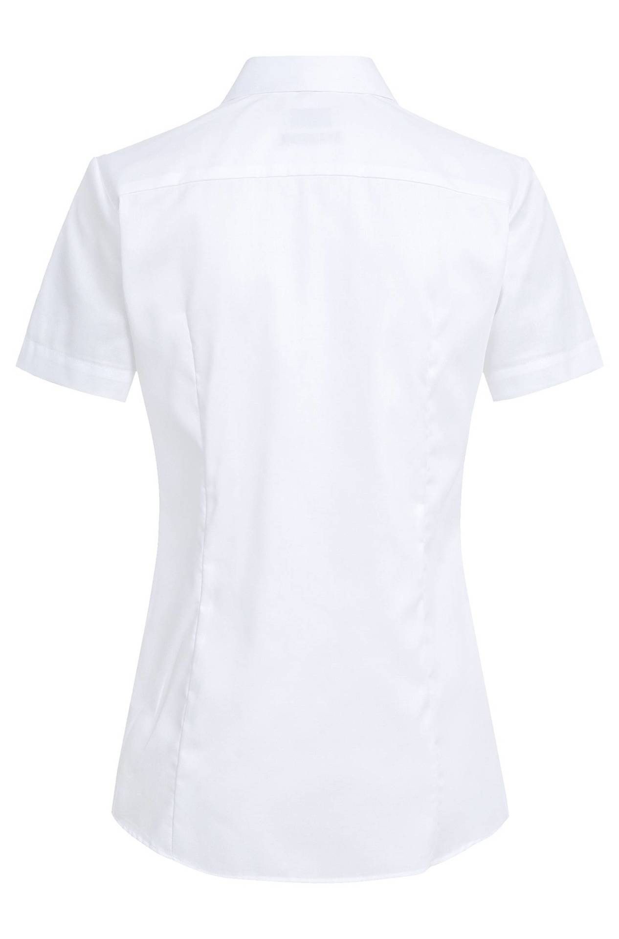 Damen-Bluse Kurzarm Premium Damen-Bluse Kurzarm Premium 6563.1200 in Weiss, Rückansicht