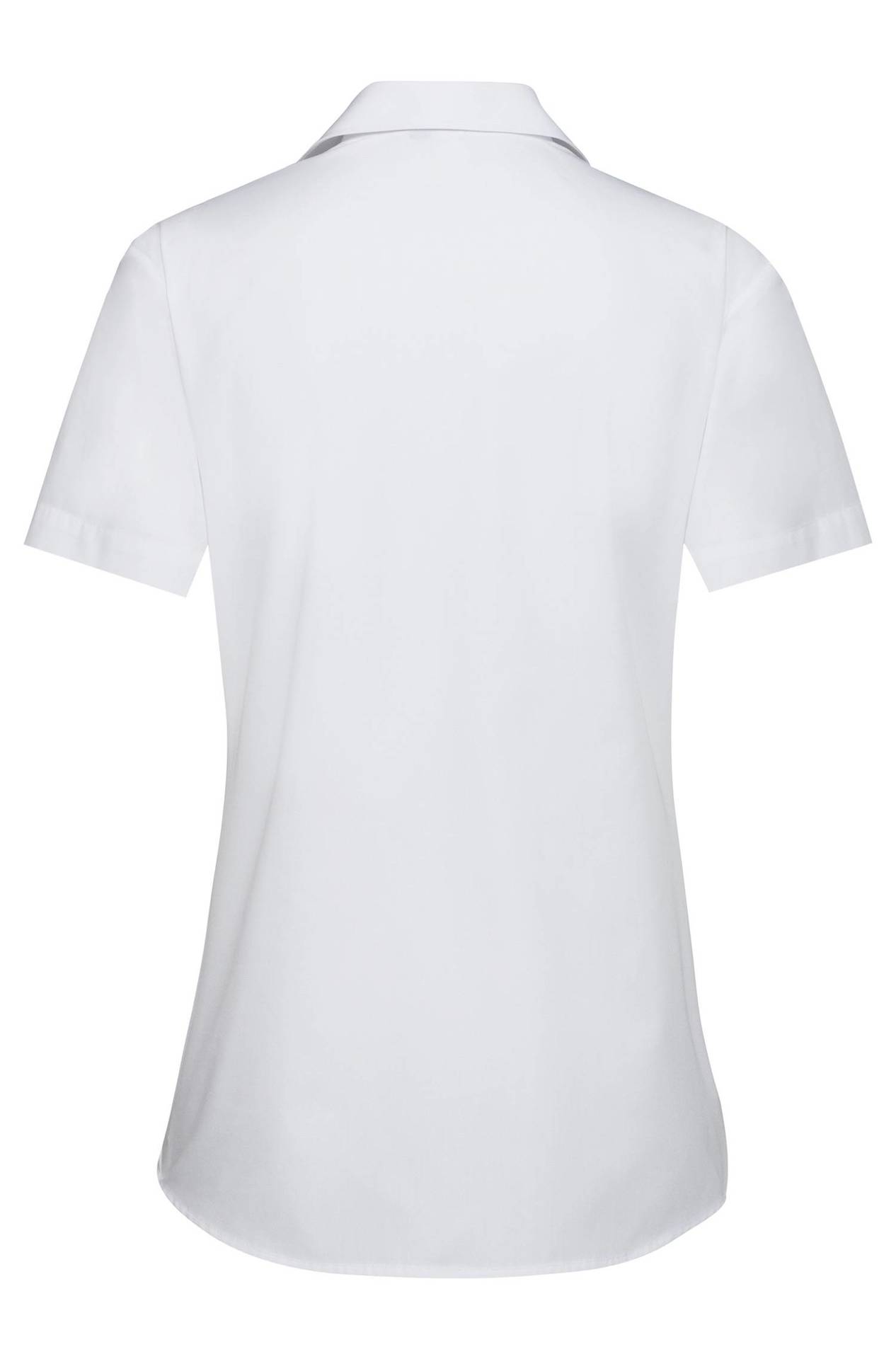 Damen-Bluse Kurzarm Simple 6599.1450 Damen-Bluse Kurzarm Simple 6599.1450 in Weiss, Rückansicht