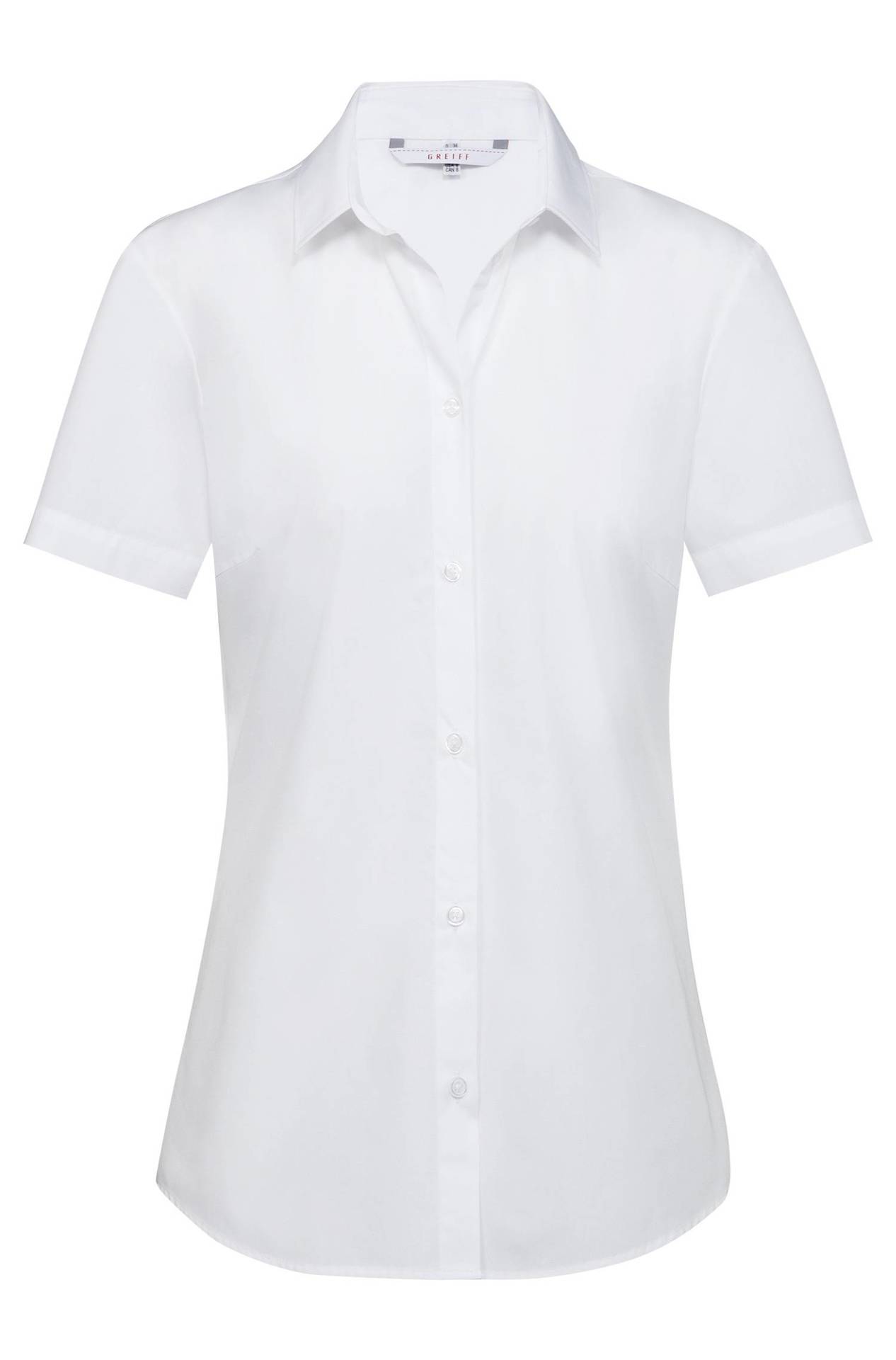 Damen-Bluse Kurzarm Simple 6599.1450, Weiss Damen-Bluse Kurzarm Simple 6599.1450