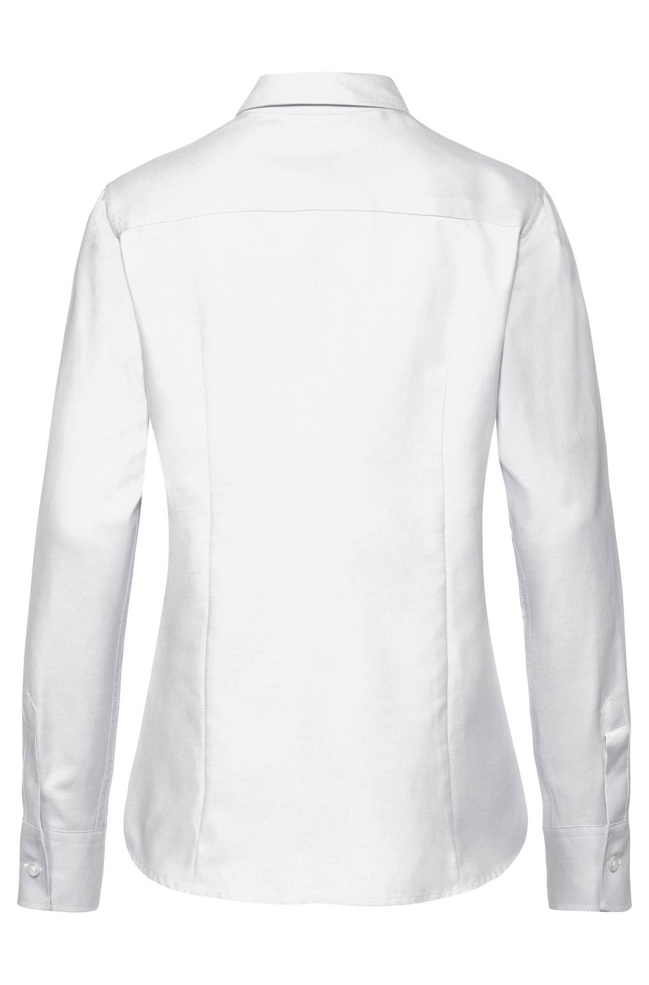 Damen-Bluse Langarm Buttondown Casual Damen-Bluse Langarm Buttondown Casual 6591.1285 in Weiss, Rückansicht