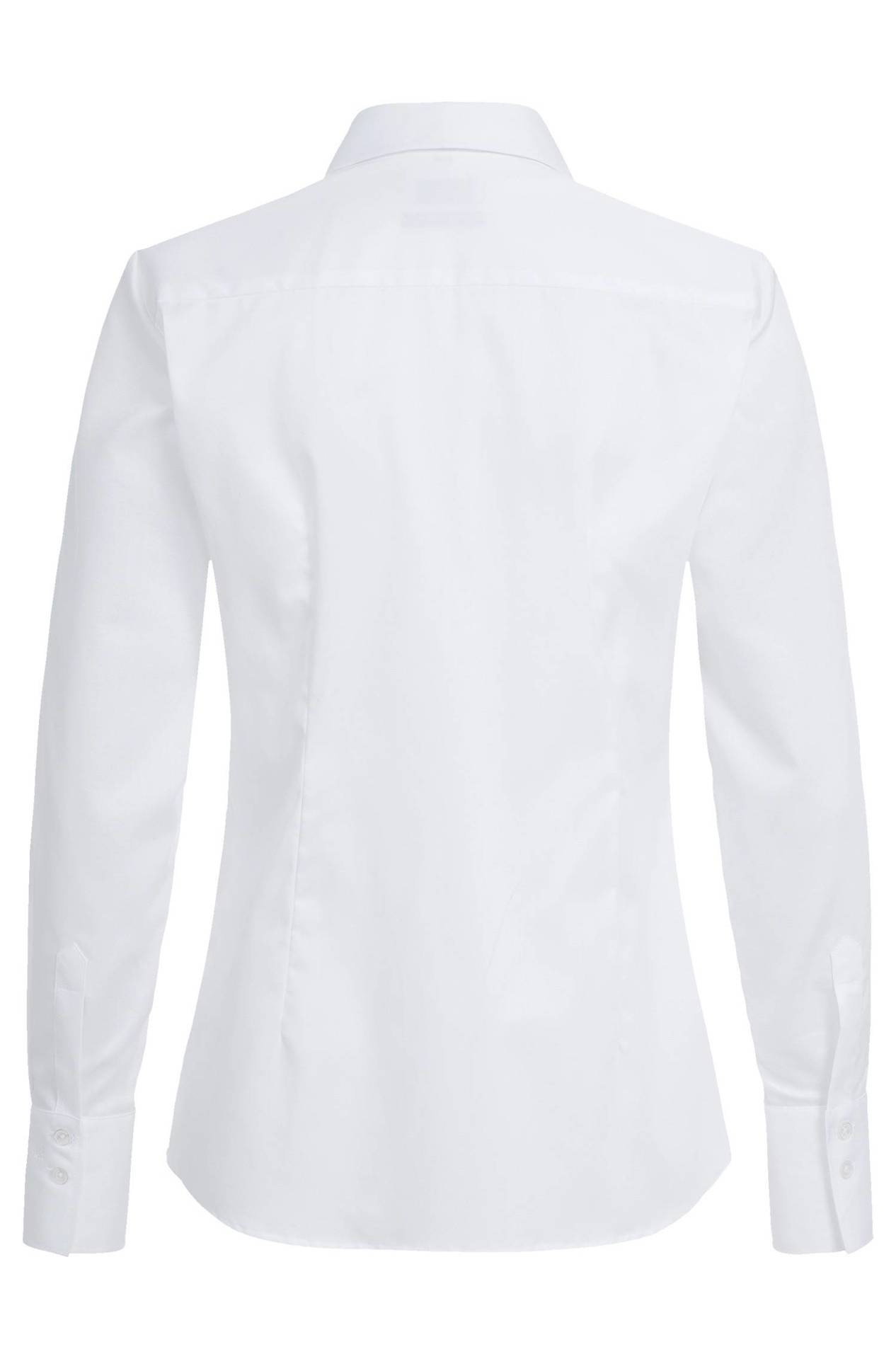 Damen-Bluse Langarm Comfort Fit Premium Damen-Bluse Langarm Comfort Fit Premium 6564.1200 in Weiss, Rückansicht