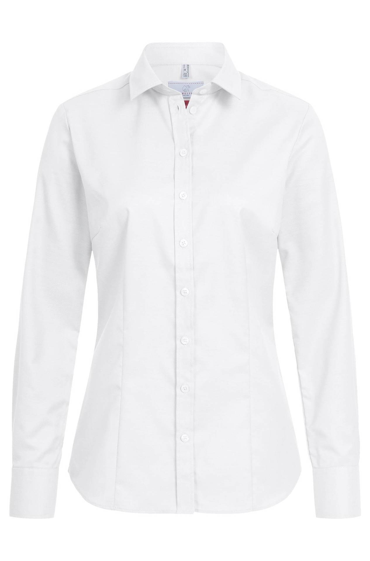 Damen-Bluse Langarm Modern 37.5 6527.1770, Weiss Damen-Bluse Langarm Modern 37.5