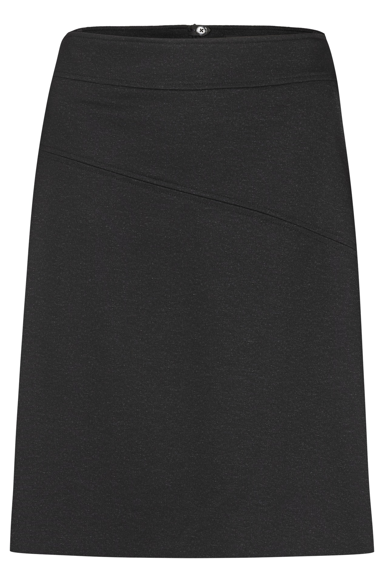 Damen-Jerseyrock Casual 1520.2125, Anthrazit meliert Damen-Jerseyrock Casual Melange
