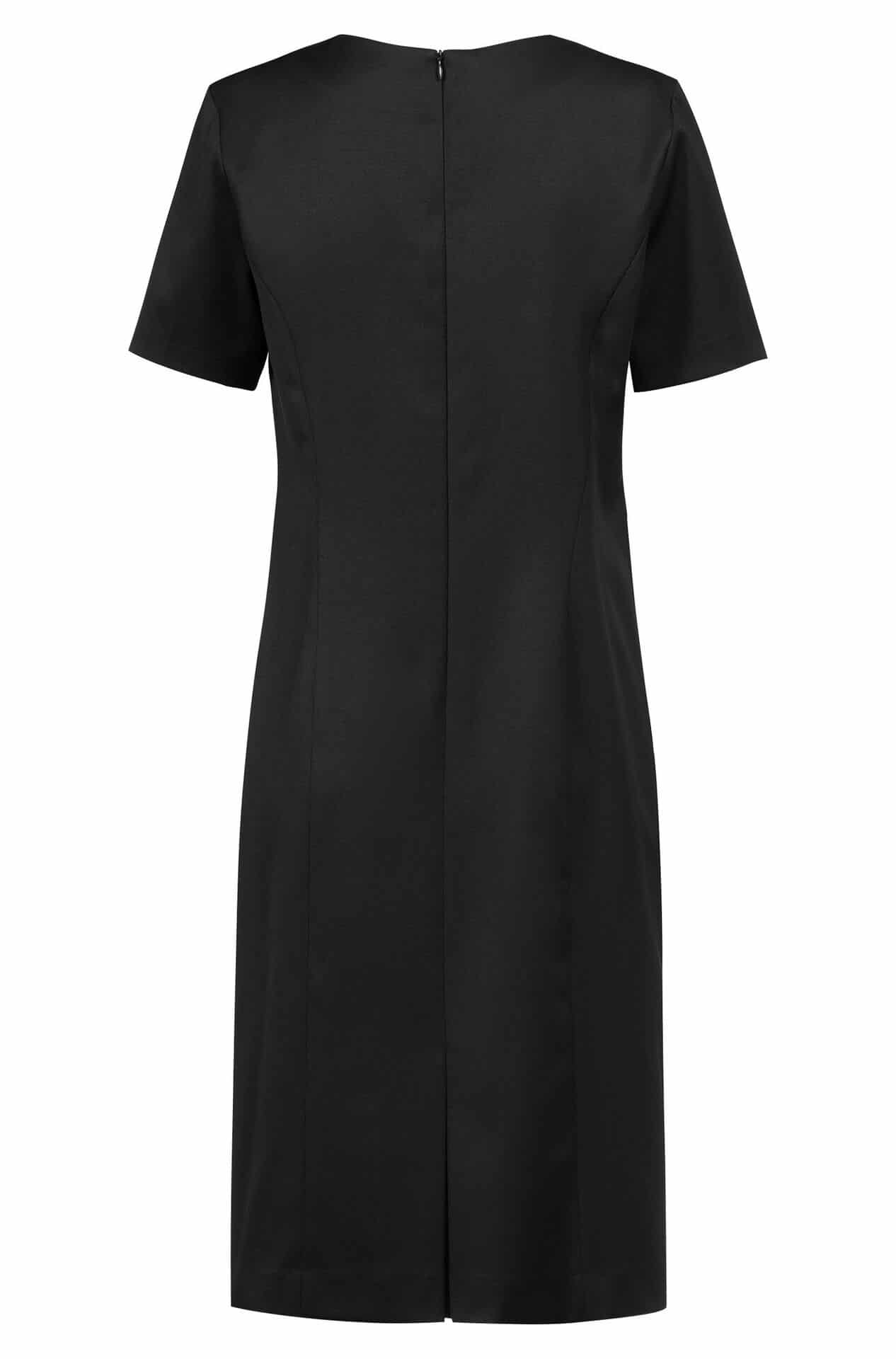 Damen-Kleid Basic Damen-Kleid Basic 10008.7000 in Schwarz, Rückansicht