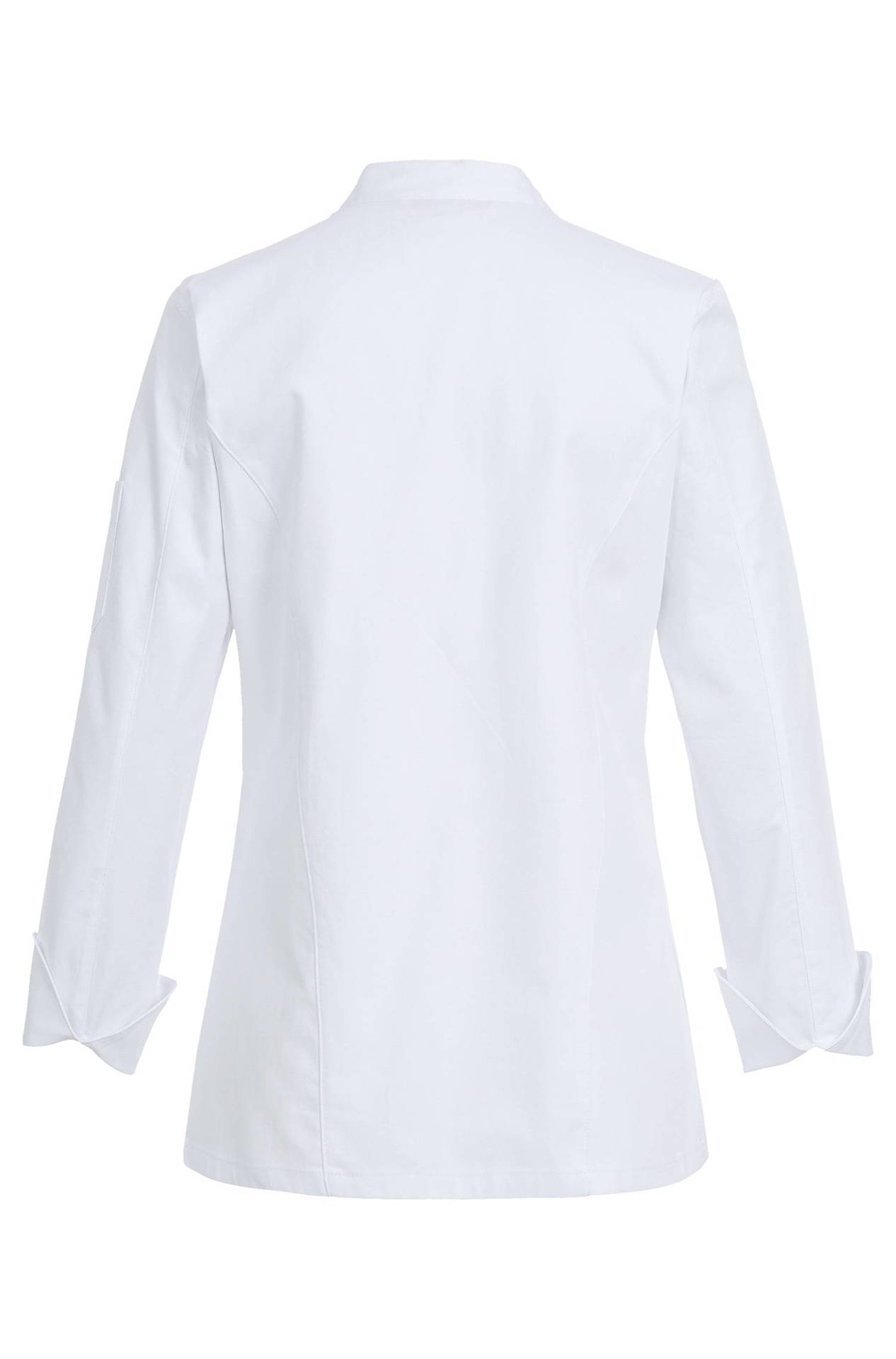 Damen-Kochjacke Baumwolle Damen-Kochjacke 5407.1900 in Weiss, Rückansicht