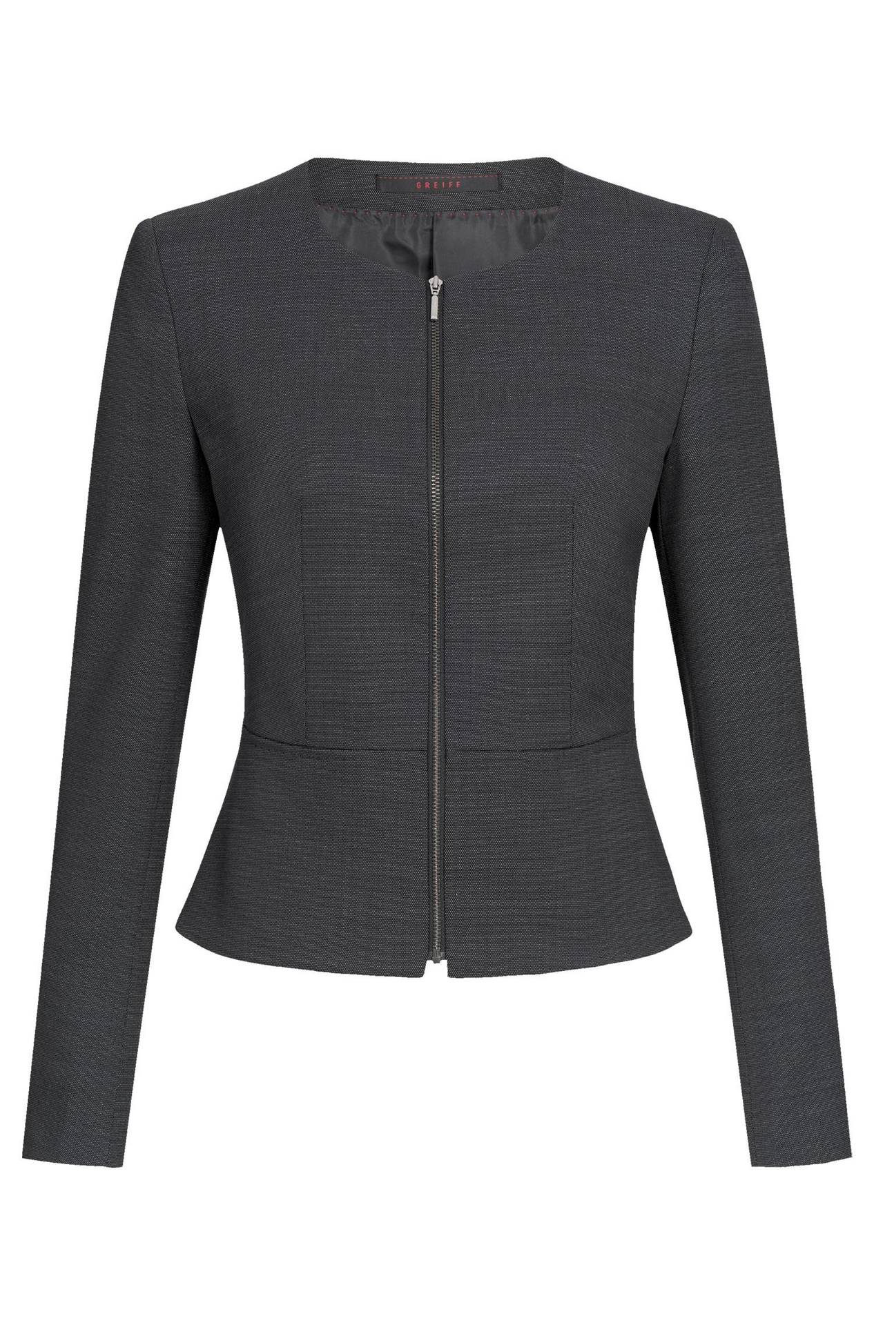 Damen-Kurzblazer Slim Fit Modern 37.5 1427.2810, Pinpoint schwarz Damen-Kurzblazer Slim Fit Modern 37.5 Pinpoint