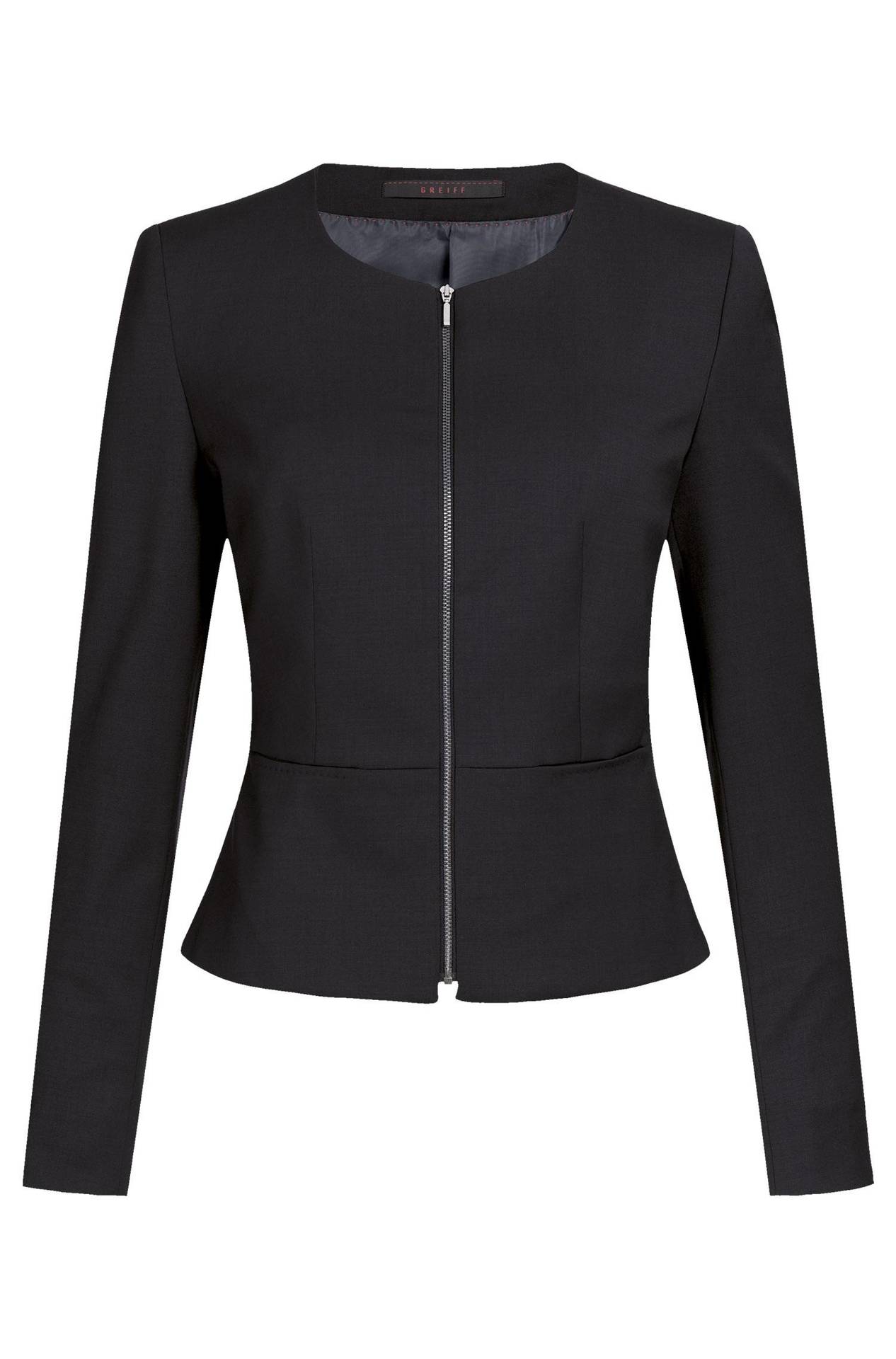 Damen-Kurzblazer Slim Fit Modern 37.5 1427.2820, Schwarz Damen-Kurzblazer Slim Fit Modern 37.5 Gabardine