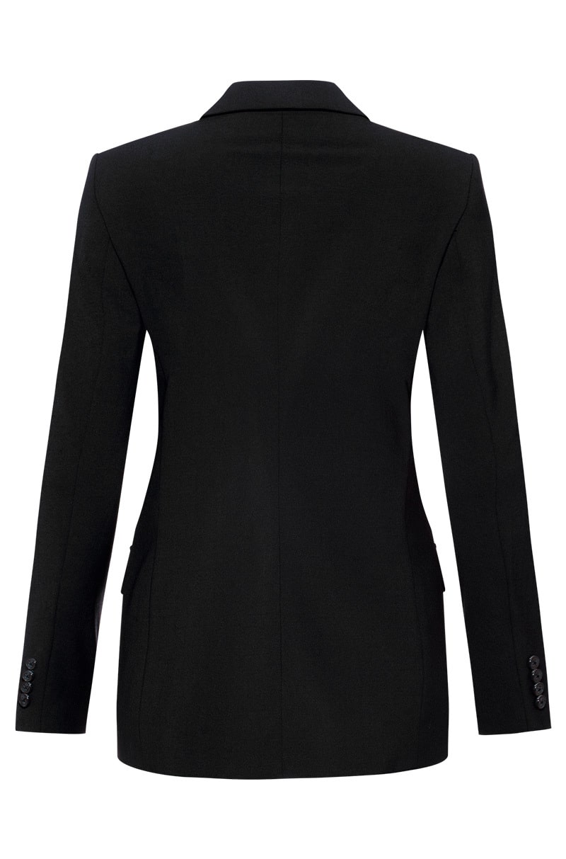 Damen-Langblazer Premium Damen-Langblazer Premium 1453.666 in Schwarz, Rückansicht
