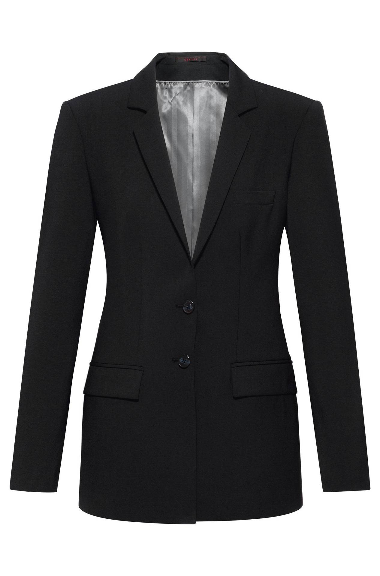 Damen-Langblazer Premium 1453.666, Schwarz Damen-Langblazer Premium