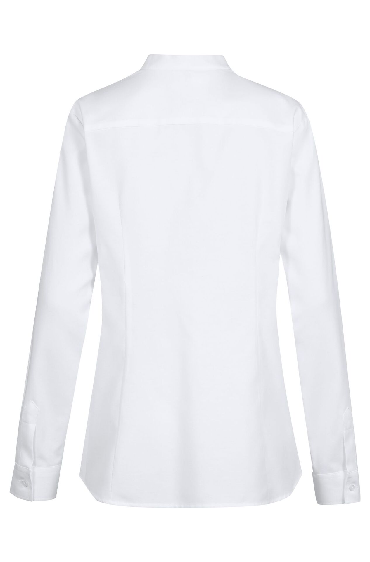 Damen-Stehkragenbluse Langarm Landhaus Damen-Stehkragenbluse Langarm Landhaus 65720.1285 in Weiss, Rückansicht