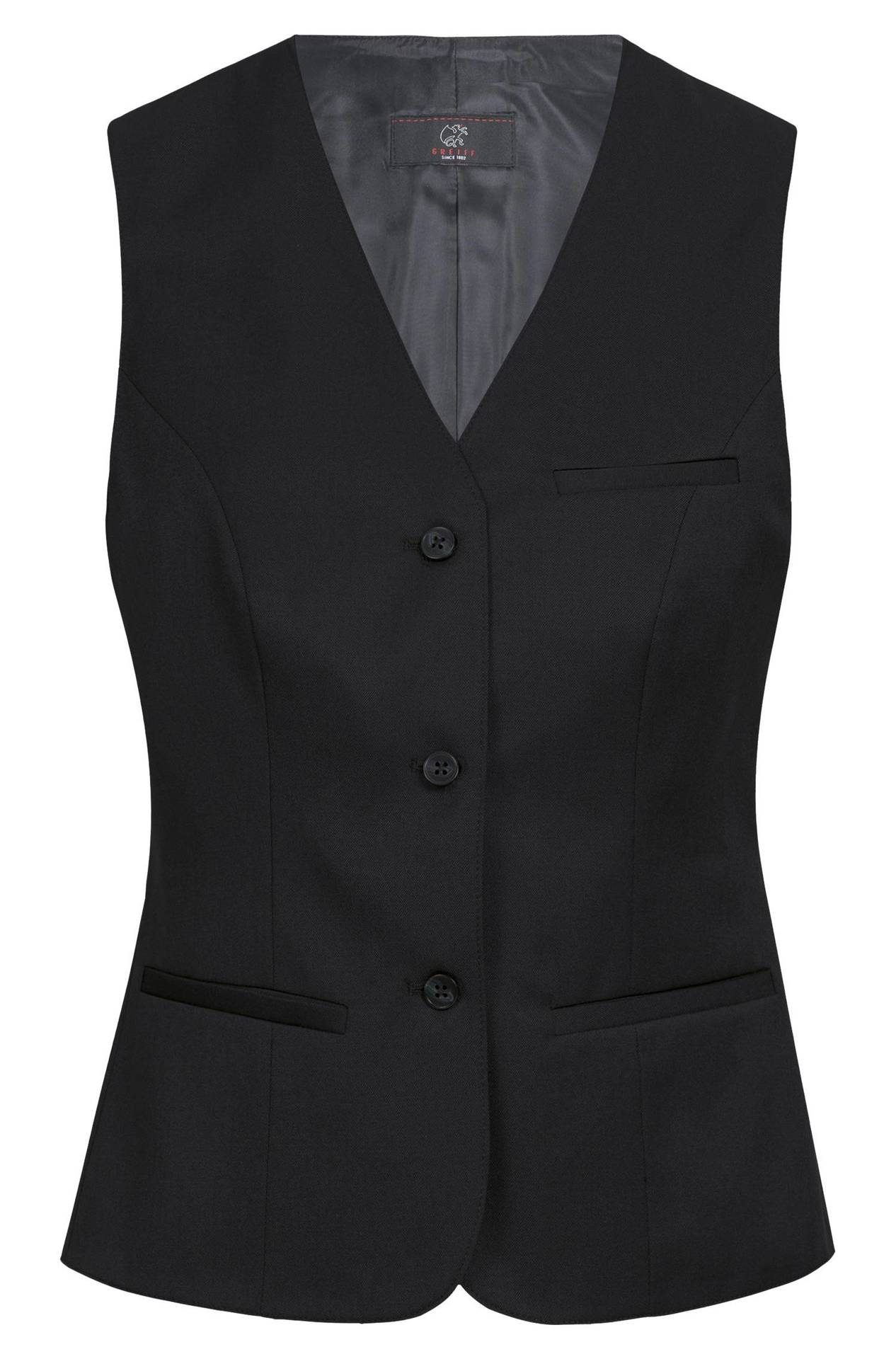 Damen-Weste Basic 1249.7000, Schwarz Damen-Weste Basic
