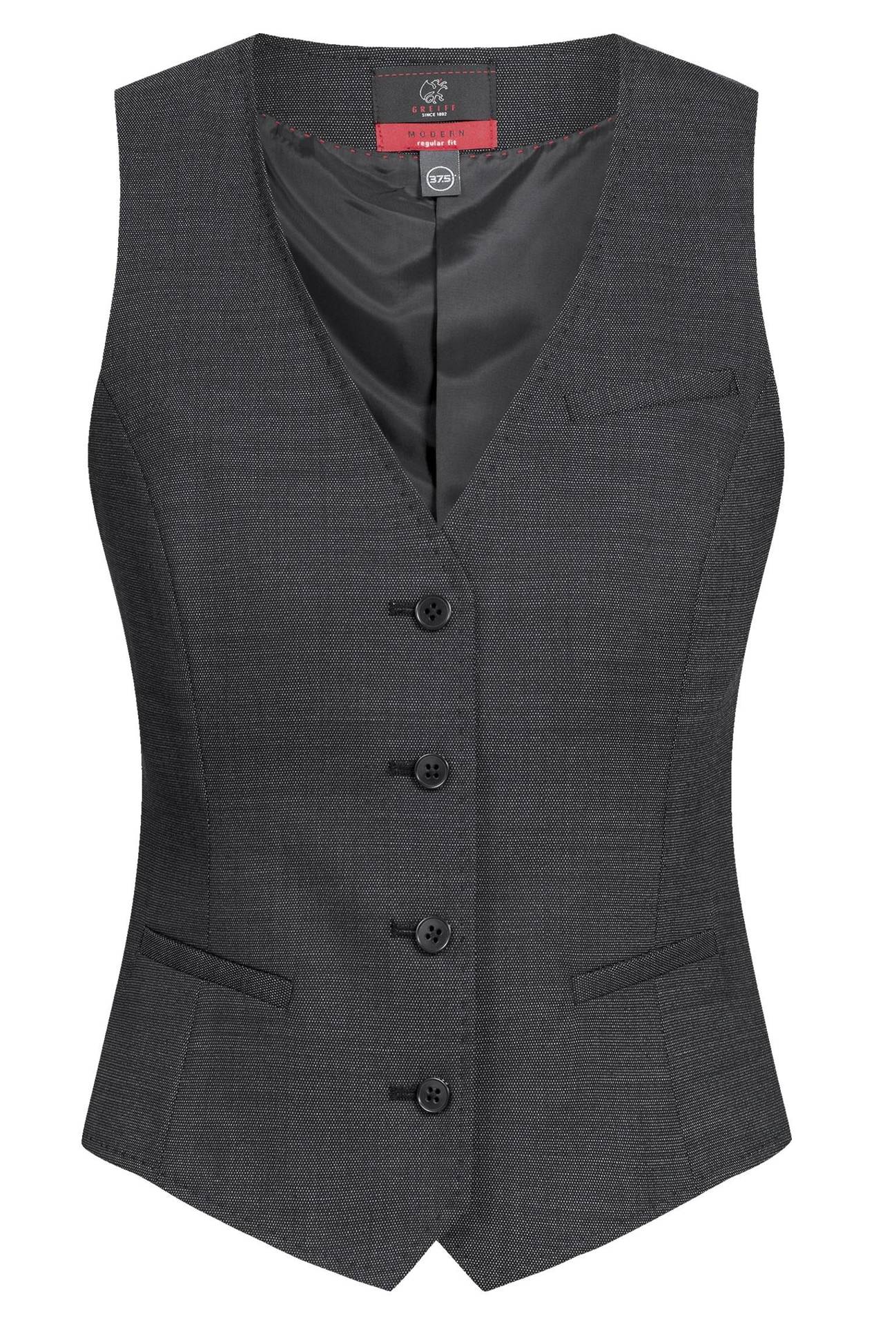 Damen-Weste Modern 37.5 17141.2810, Pinpoint schwarz Damen-Weste Modern 37.5 Pinpoint