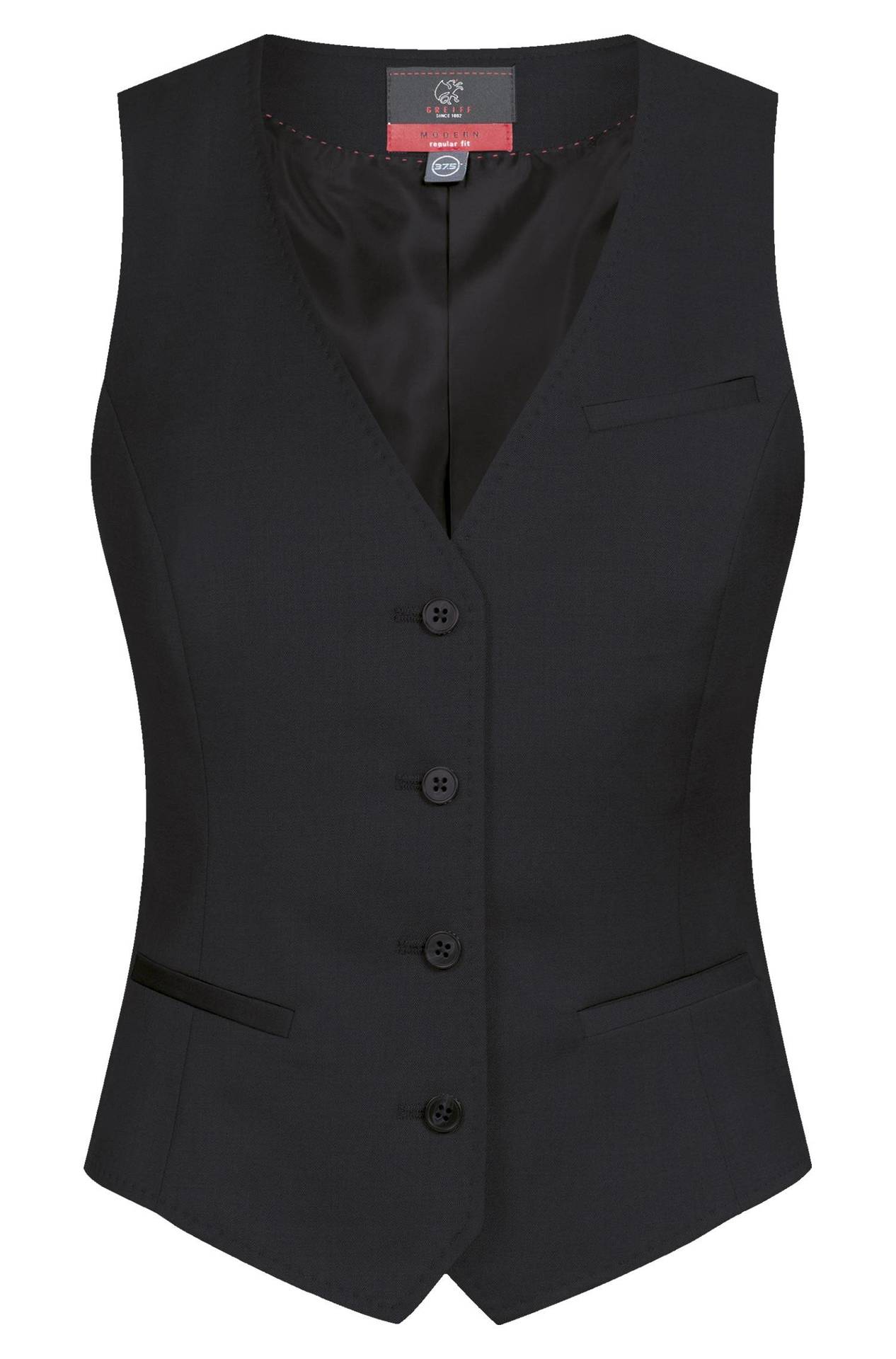 Damen-Weste Modern 37.5 17141.2820, Schwarz Damen-Weste Modern 37.5 Gabardine