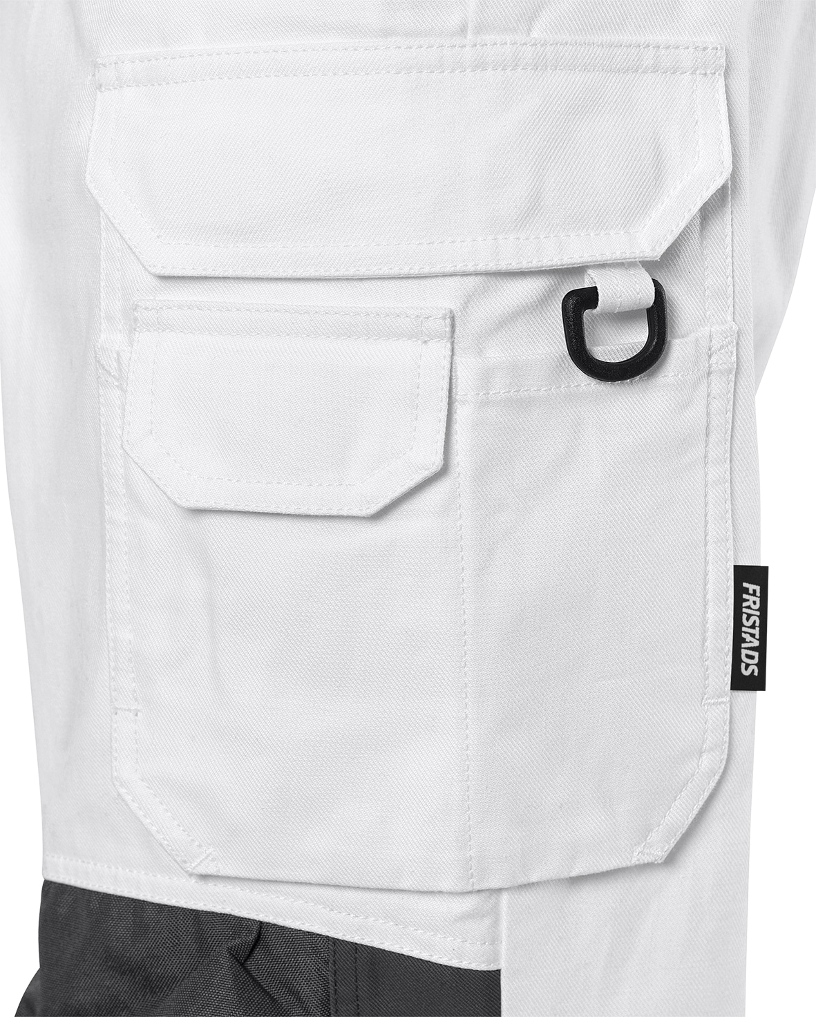 Baumwoll-Hose 268 BM Baumwoll-Hose 268 BM von Fristads, Detail Beintasche mit Patte und D-Ring