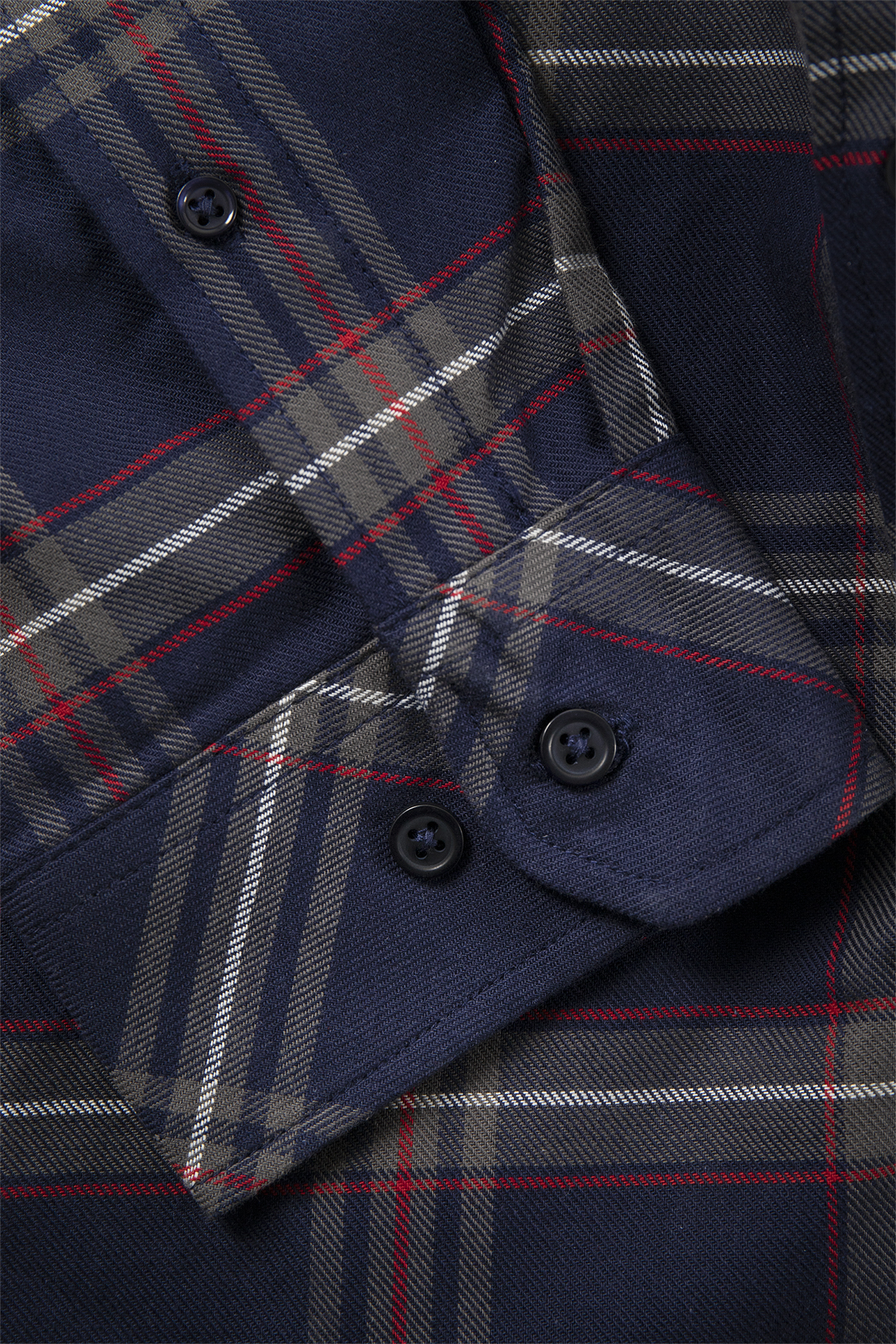Flanellhemd Langarm 7421 MSF Flanellhemd Langarm 7421 MSF von Fristads, Detail Armabschluss mit Knöpfen