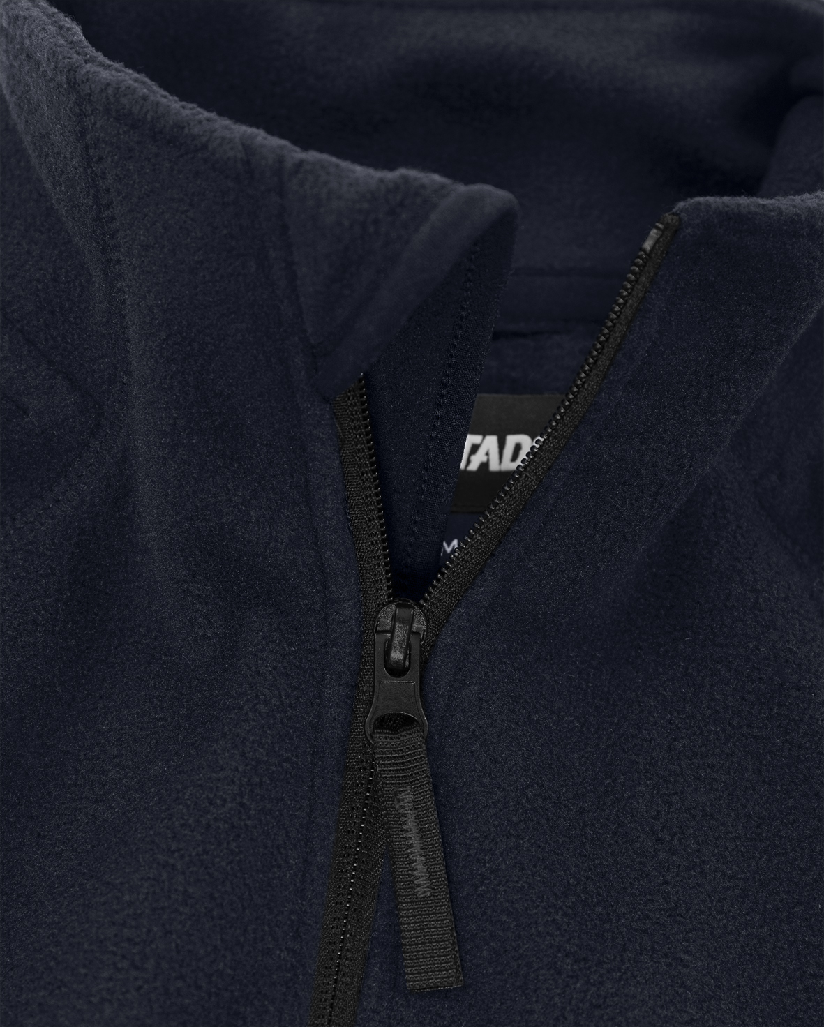 Fleecejacke 1499 FLE Fleecejacke 1499 FLE von Fristads, Detail Kragen mit Frontreißverschluss