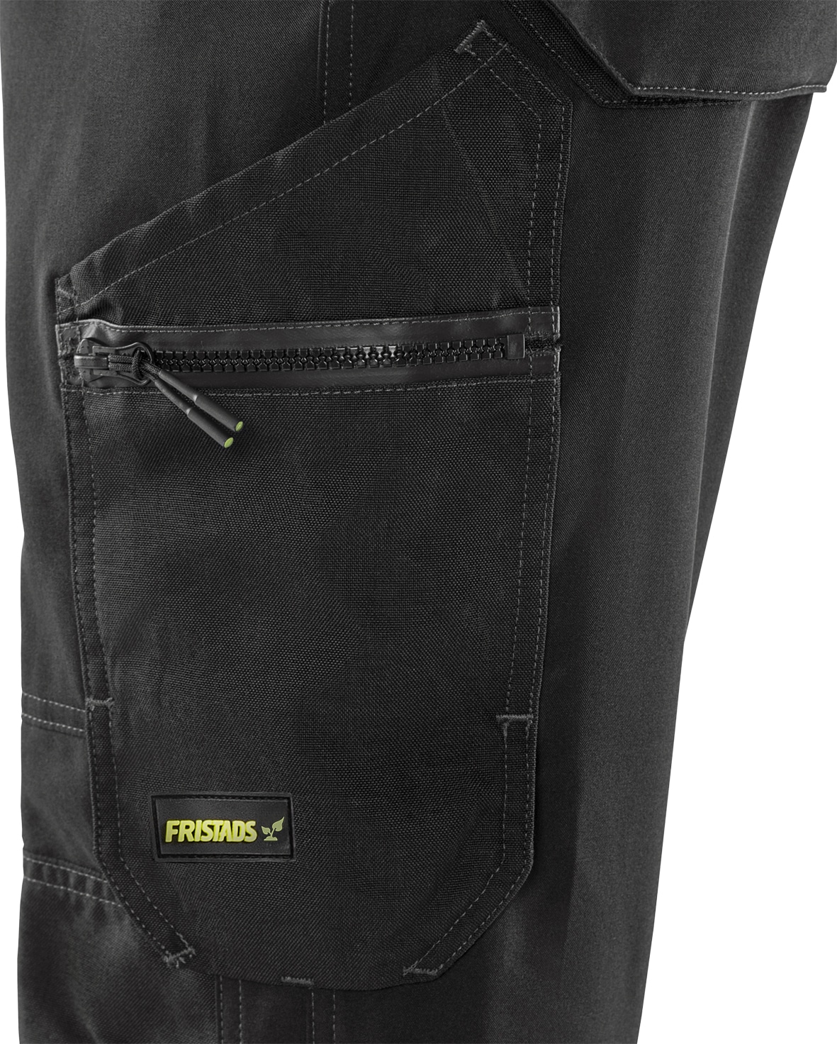 Flex Handwerker-Stretch-Hose Damen 2802 GHST Flex Handwerker-Stretch-Hose Damen 2802 GHST von Fristads, Detail Beintasche mit Reißverschlusstasche