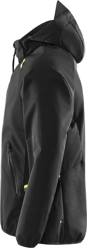 Funktions-Softshelljacke mit Kapuze 4871 GBF Funktions-Softshelljacke mit Kapuze 4871 GBF von Fristads in Schwarz, Seitenansicht