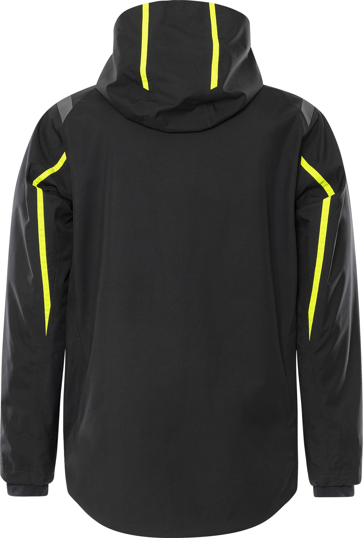 GORE-TEX Jacke 4864 GXP GORE-TEX Jacke 4864 GXP von Fristads in Schwarz/Gelb, Rückansicht