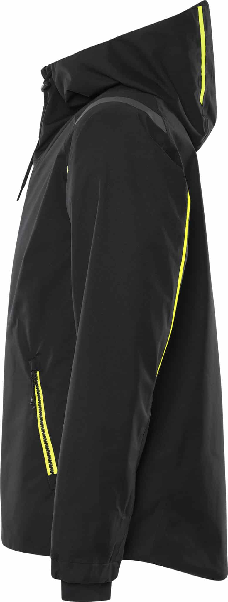 GORE-TEX Jacke 4864 GXP GORE-TEX Jacke 4864 GXP von Fristads in Schwarz/Gelb, Seitenansicht