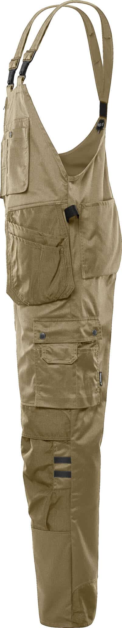 Green Handwerker-Latzhose 41 GS25 Green Handwerker-Latzhose 41 GS25 von Fristads in Khaki, Seitenansicht