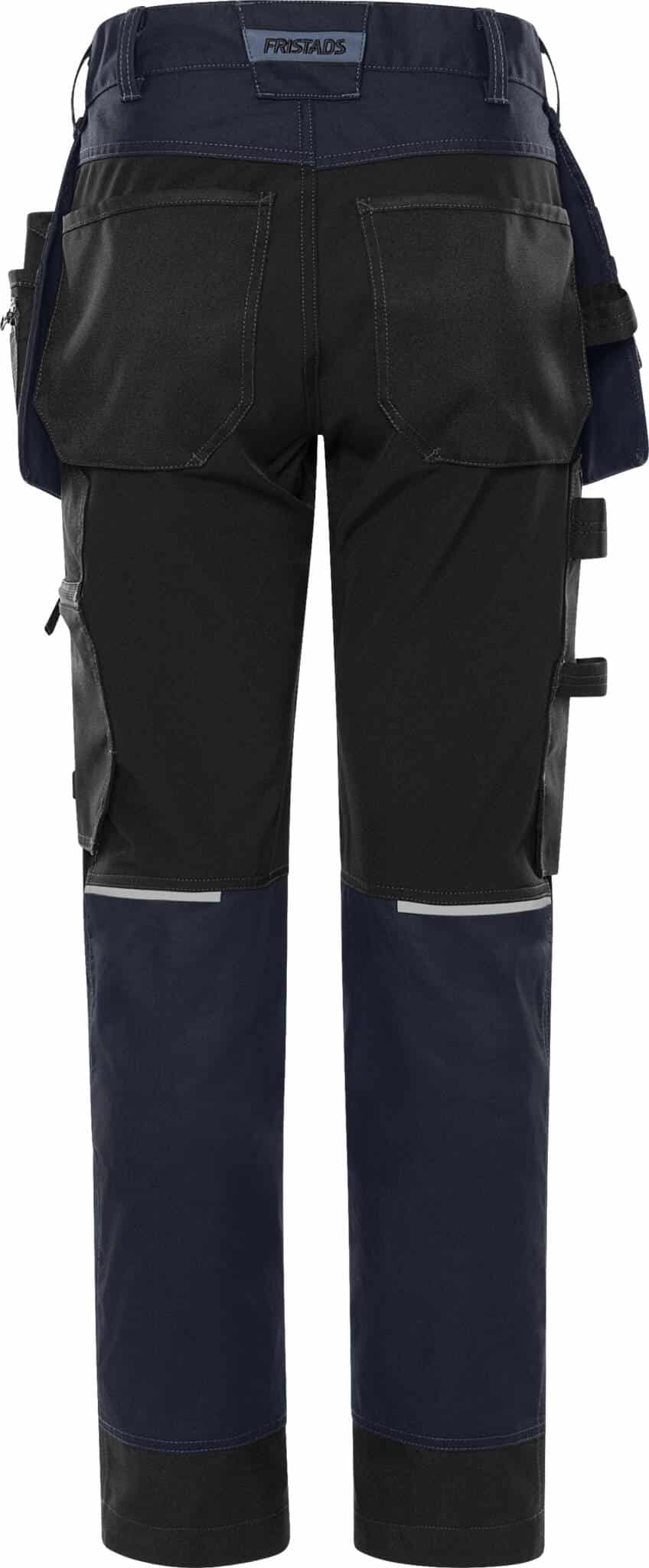 Green Handwerker-Stretch-Hose Damen 2901 GWM Green Handwerker-Stretch-Hose Damen 2901 GWM von Fristads in Dunkel Marineblau, Rückansicht