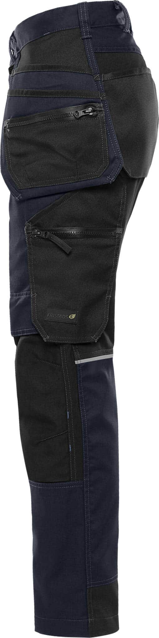 Green Handwerker-Stretch-Hose Damen 2901 GWM Green Handwerker-Stretch-Hose Damen 2901 GWM von Fristads in Dunkel Marineblau, Seitenansicht