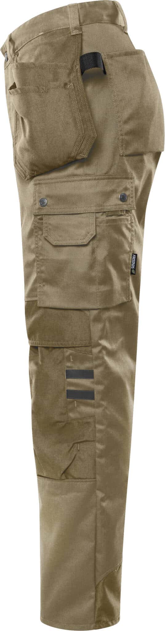 Green Handwerkerhose 241 GS25 Green Handwerkerhose 241 GS25 von Fristads in Khaki, Seitenansicht