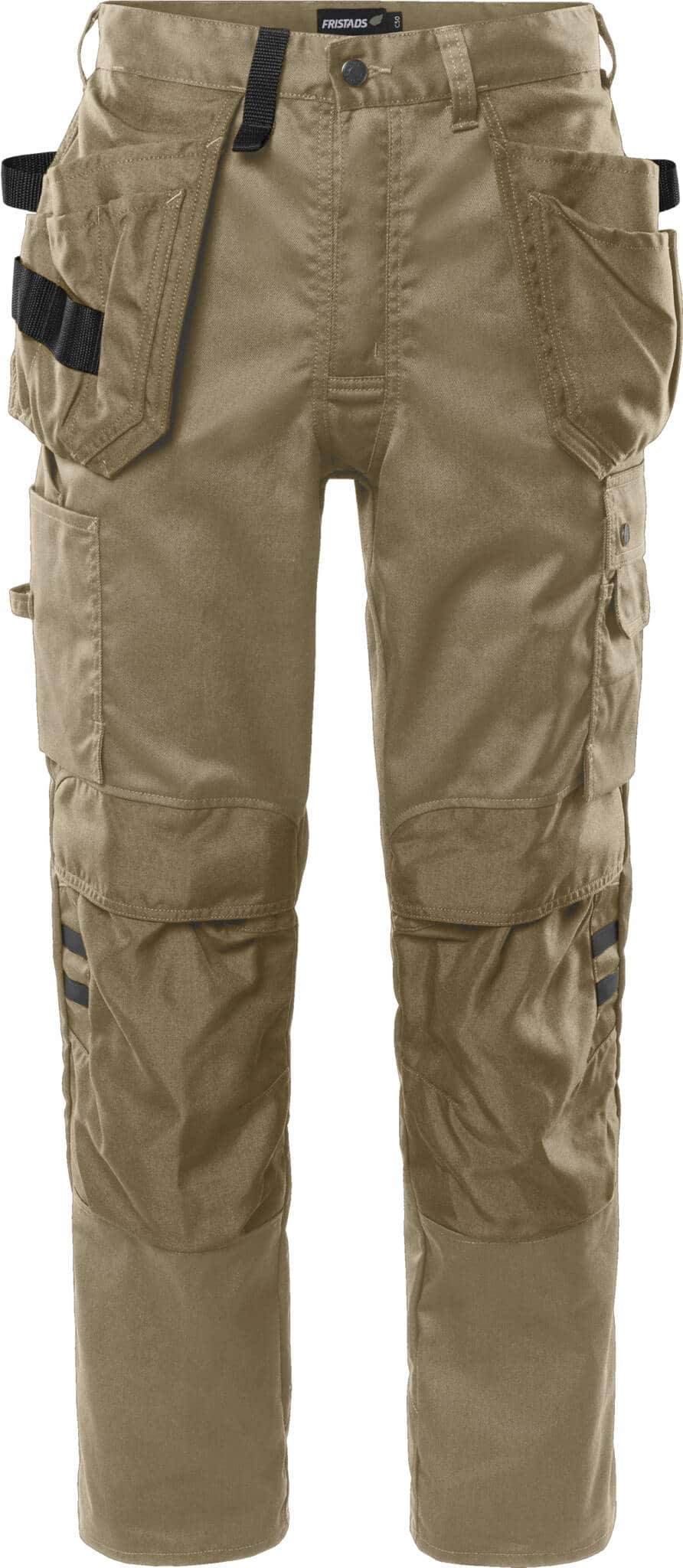 Green Handwerkerhose 241 GS25 von Fristads in Khaki, Vorderansicht Green Handwerkerhose 241 GS25