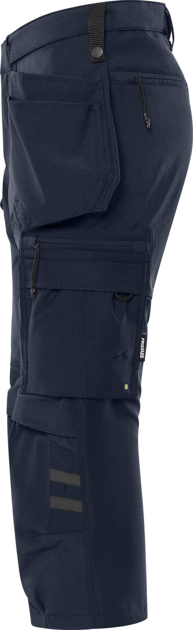 Handwerker 3/4-Stretch-Hose 2600 GLWS Handwerker 3/4-Stretch-Hose 2600 GLWS von Fristads in Dunkel Marineblau, Seitenansicht