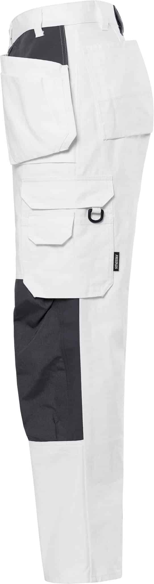 Handwerker Baumwoll-Hose 258 BM Handwerker Baumwoll-Hose 258 BM von Fristads in Weiss, Seitenansicht