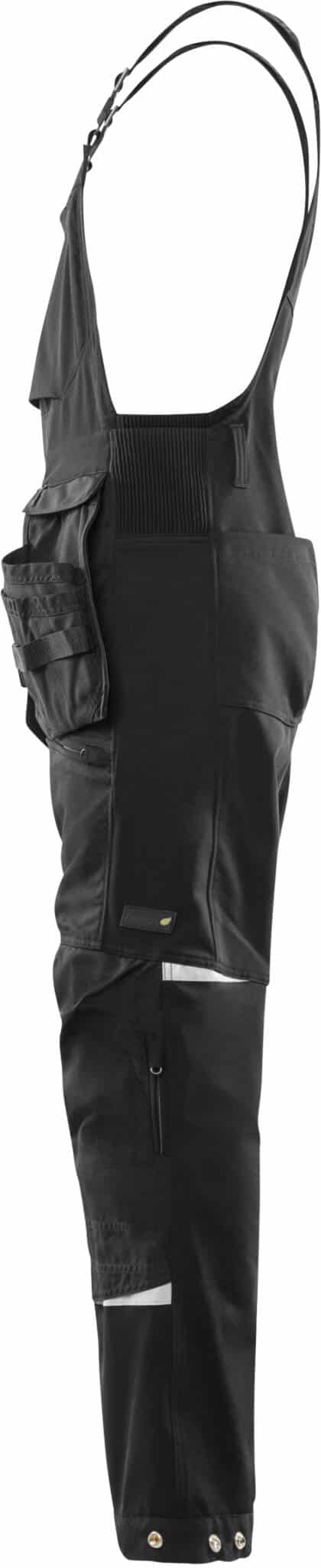 Handwerker-Latzhose 1830 GSTT Handwerker-Latzhose 1830 GSTT von Fristads in Schwarz, Seitenansicht